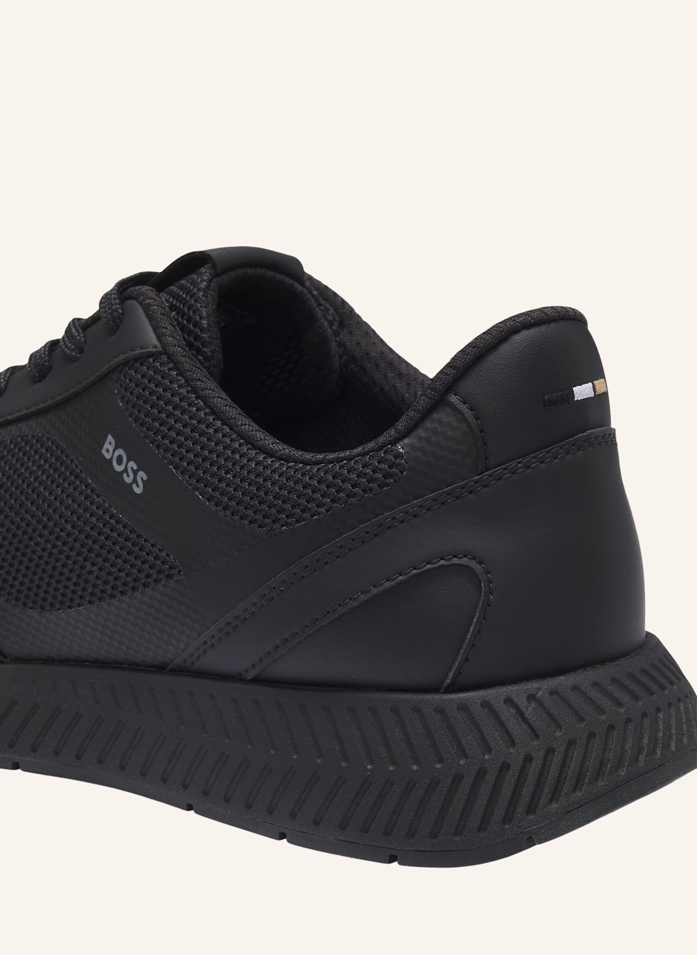 BOSS Trainers TITANIUM_RUNN_METHAL: SCHWARZ