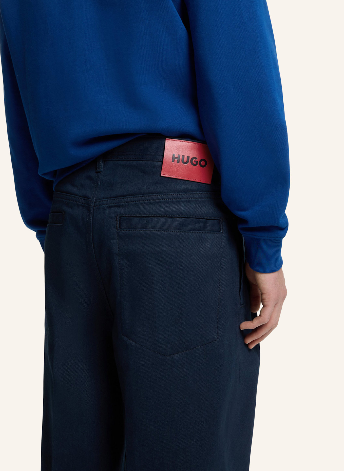 HUGO Jeans HUGO 249 Relaxed Fit: DUNKELBLAU
