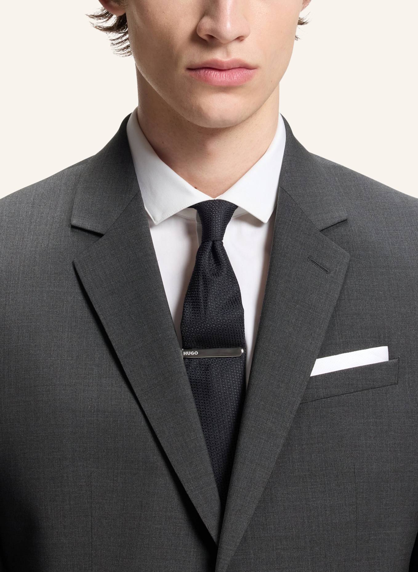 HUGO Suit HENRY-GETLIN253X-MH Slim Fit: DUNKELGRAU