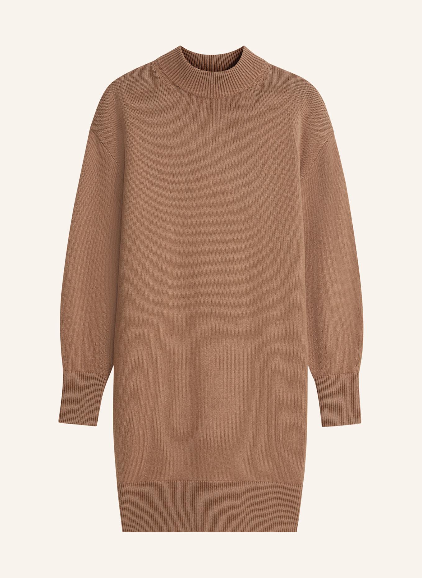 HUGO Knitted Dresses SORELLENY Oversize Fit: BRAUN