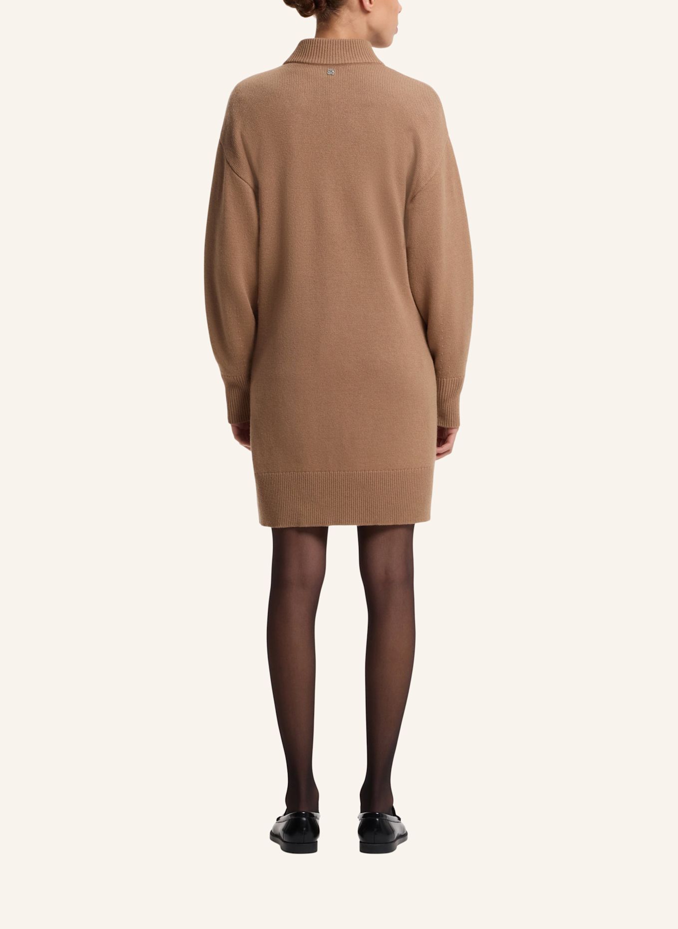 HUGO Knitted Dresses SORELLENY Oversize Fit: BRAUN