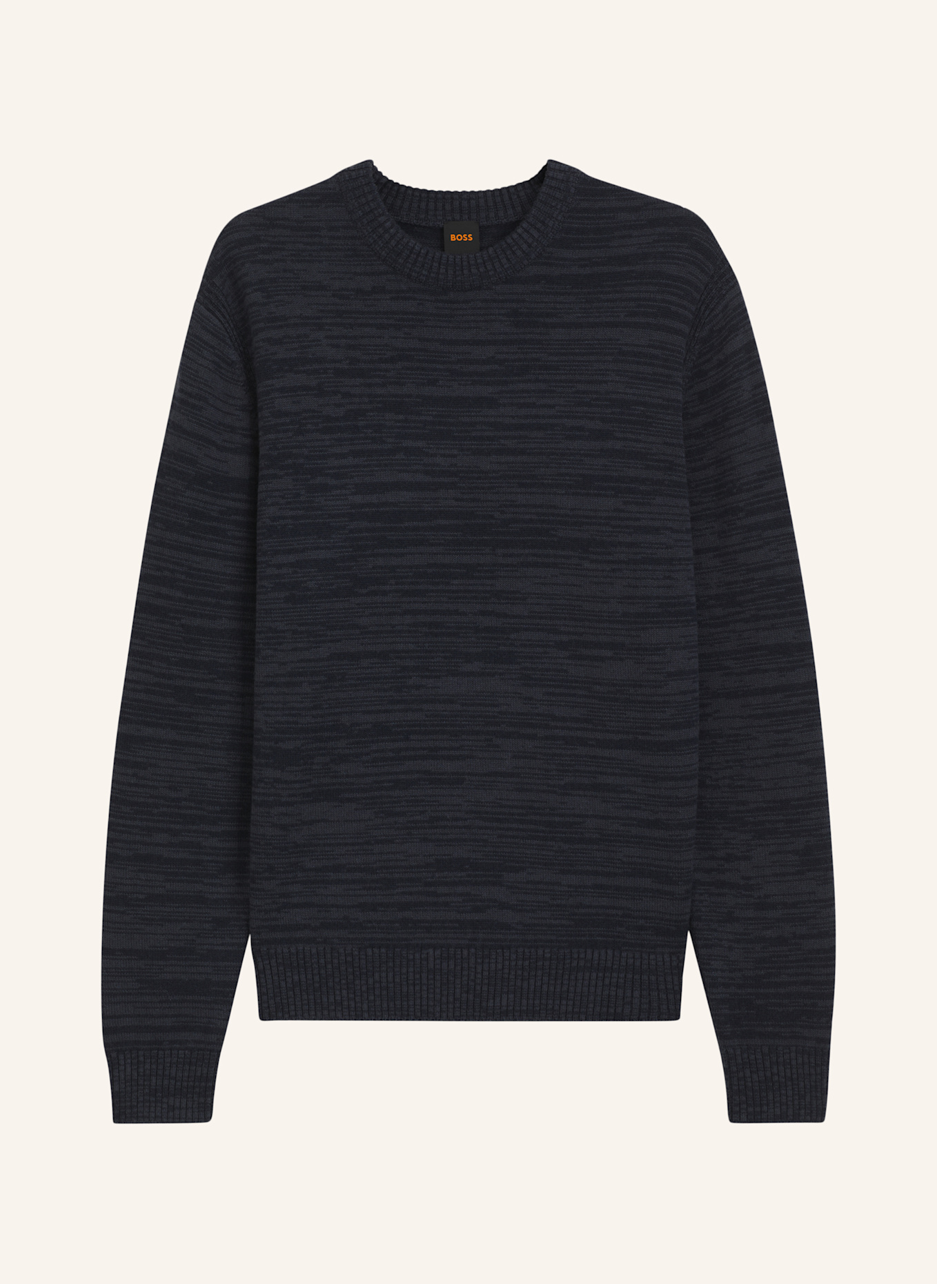 BOSS Sweater APEROSO Regular Fit: DUNKELBLAU
