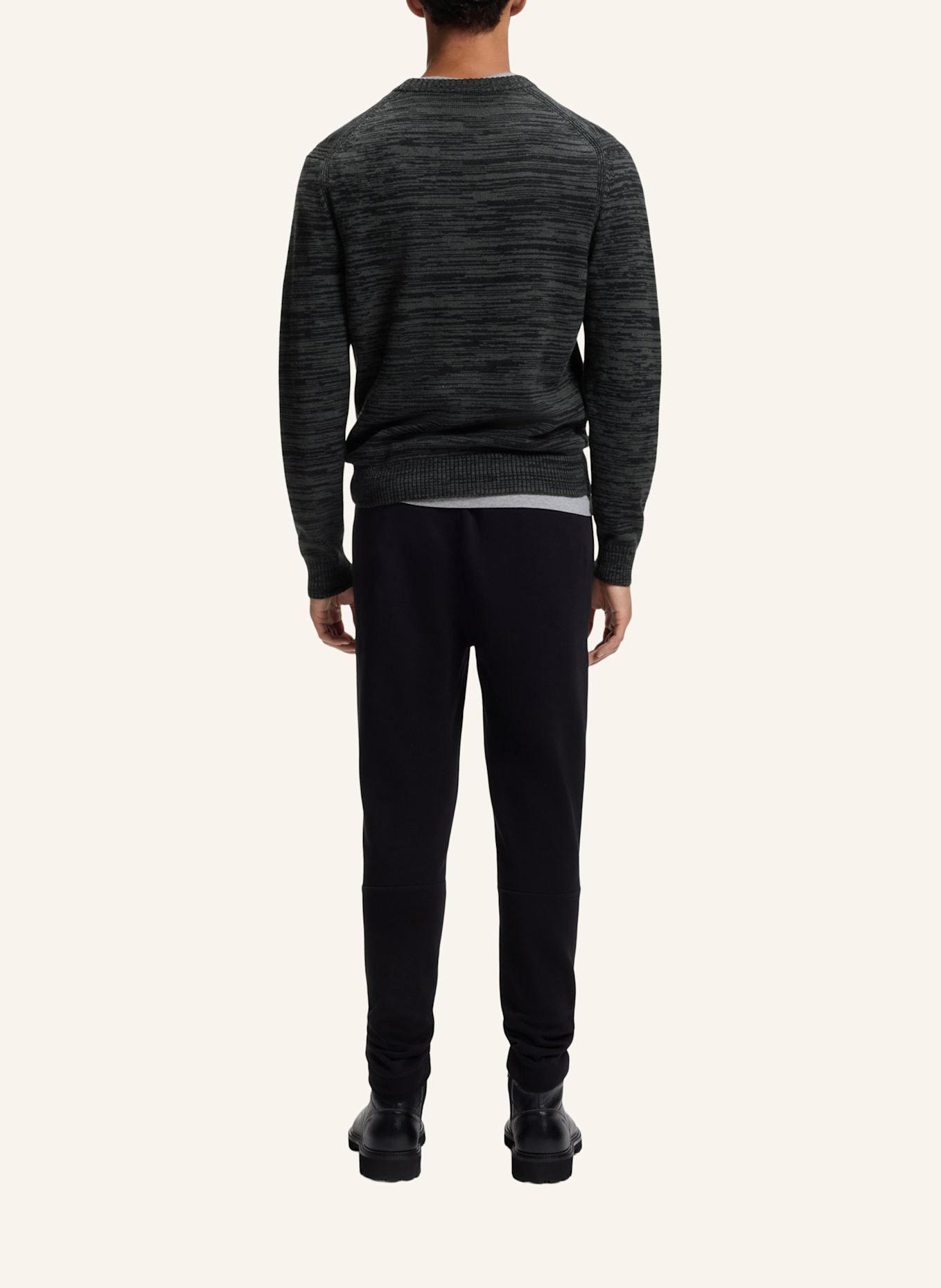BOSS Sweater APEROSO Regular Fit: SCHWARZ