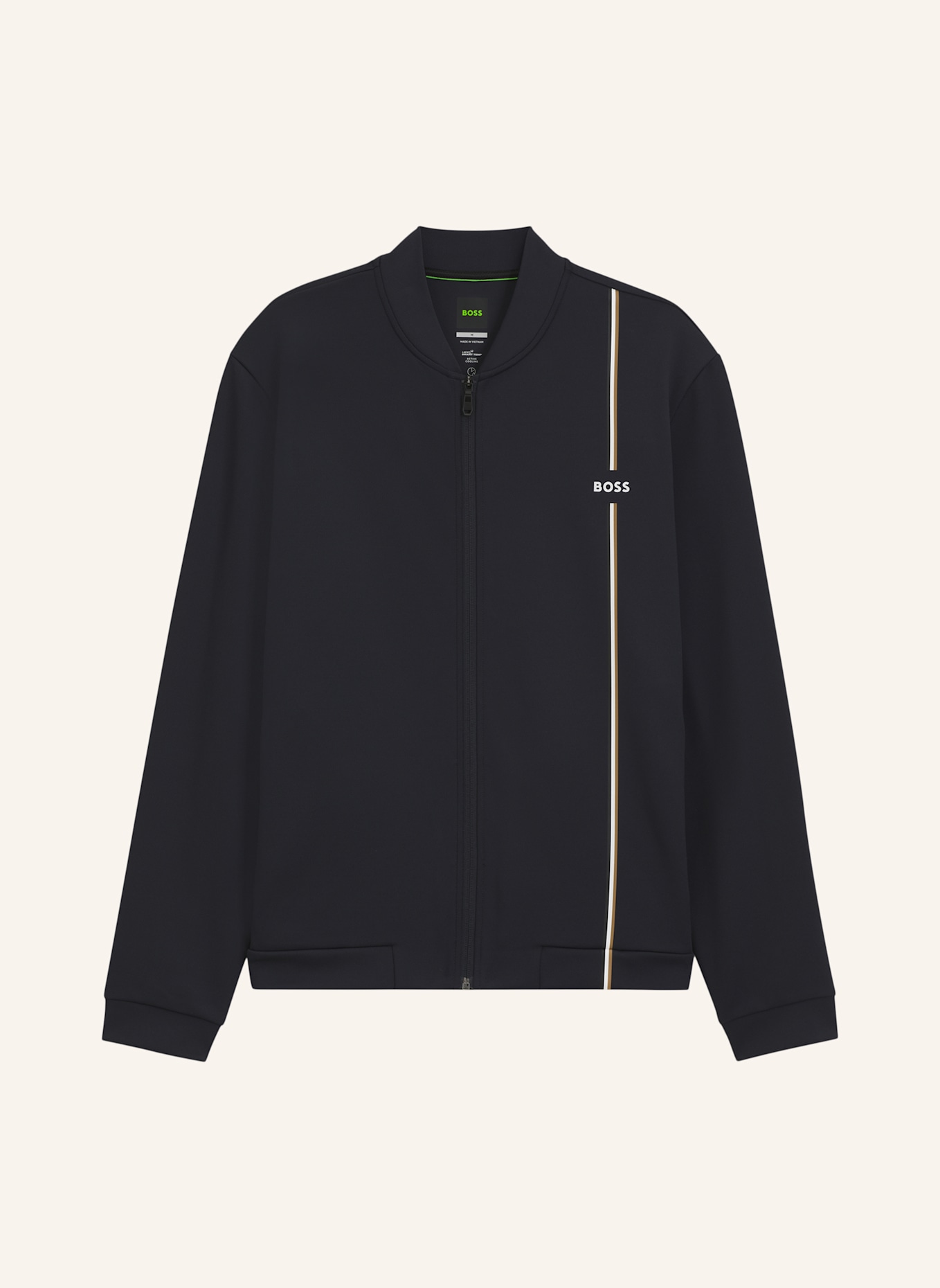 BOSS Sweatshirt SW_TOC GAME FZ Regular Fit: DUNKELBLAU
