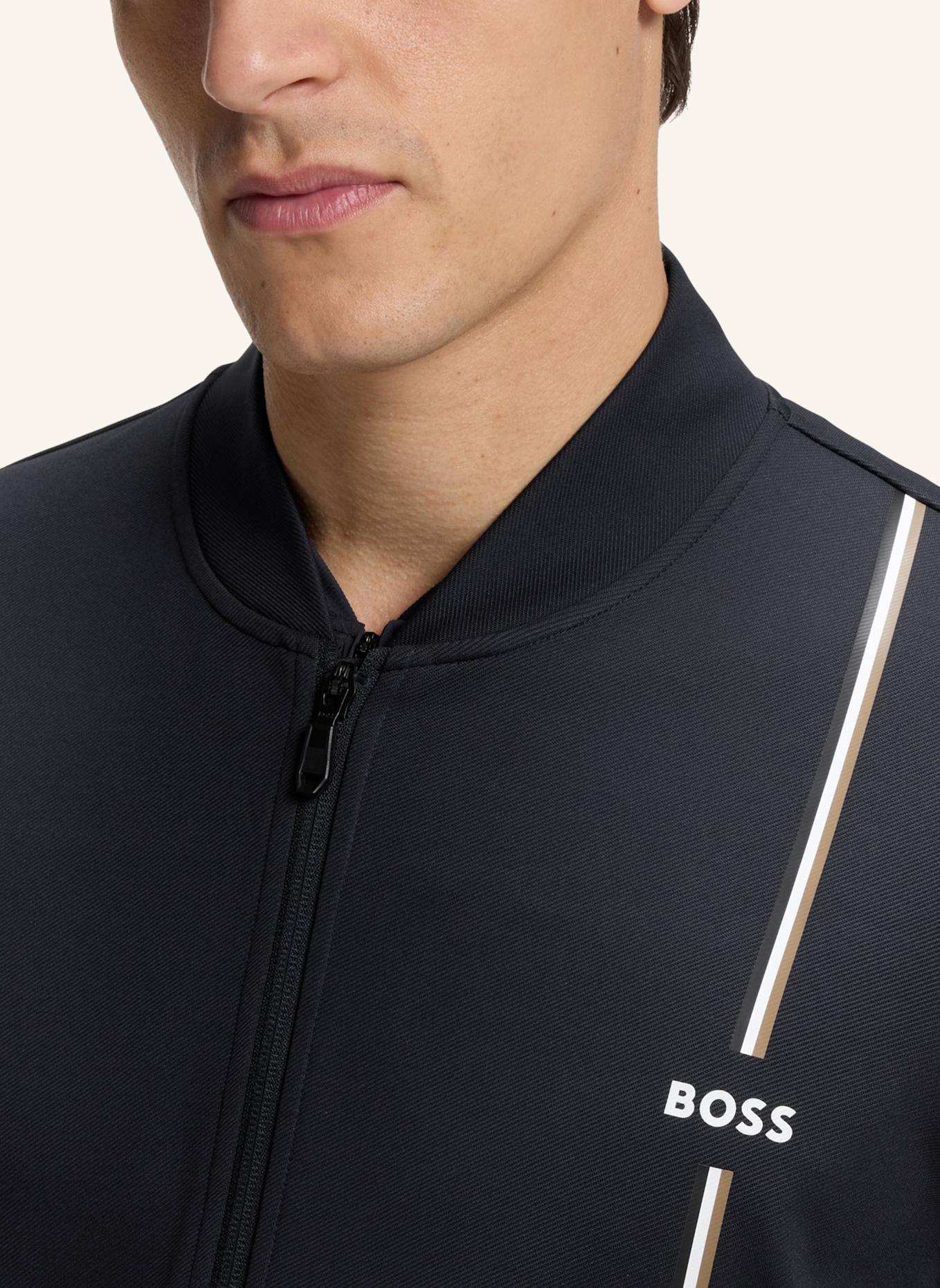 BOSS Sweatshirt SW_TOC GAME FZ Regular Fit: DUNKELBLAU