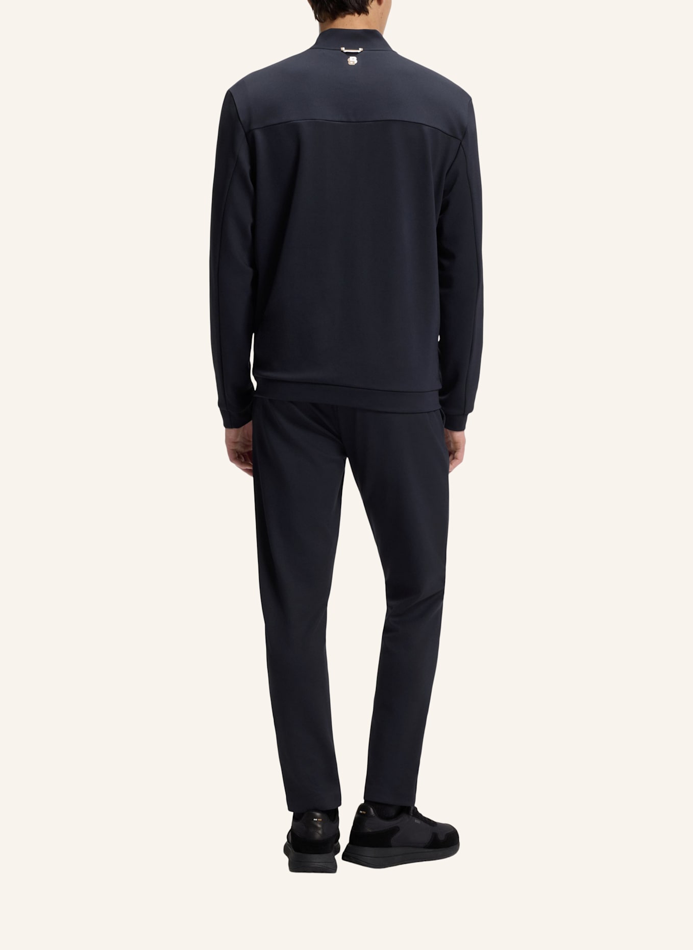 BOSS Sweatshirt SW_TOC GAME FZ Regular Fit: DUNKELBLAU