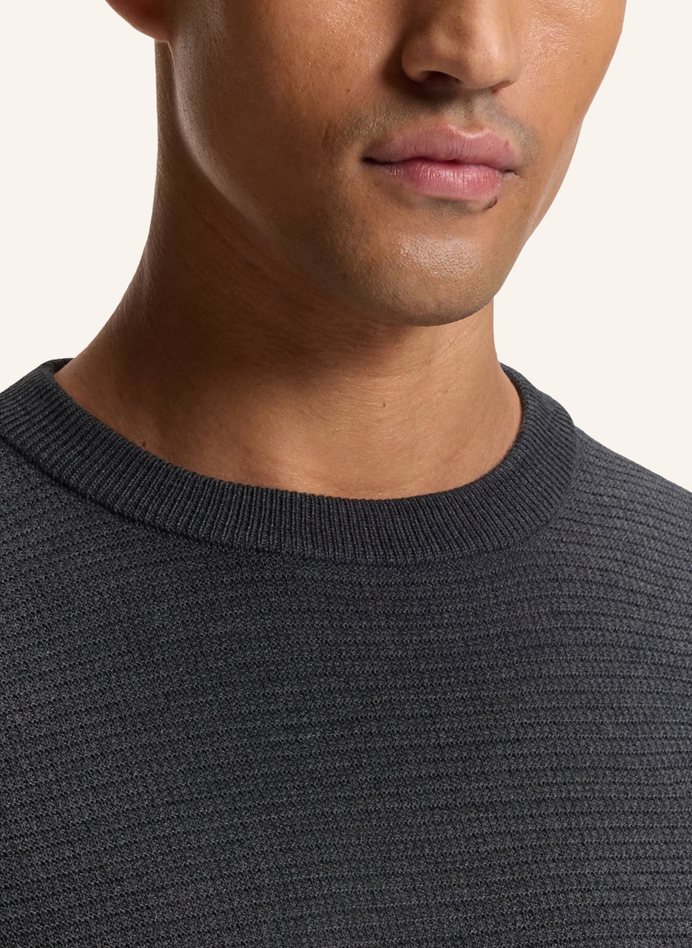 BOSS Pullover H-HINCLUSO_IN Regular Fit: GRAU