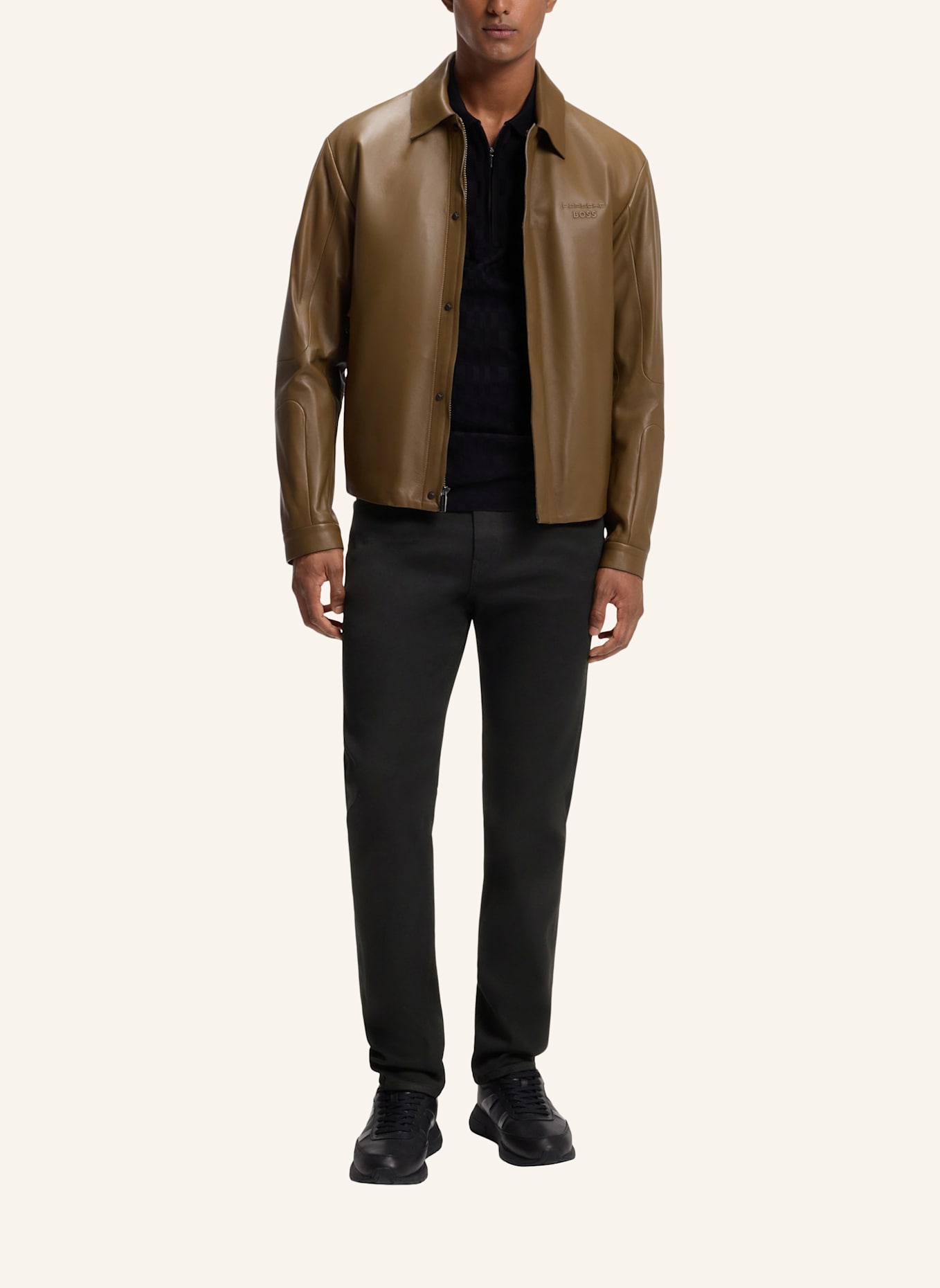 BOSS Casual Trousers TR_PS SPIRIT70 5PKT Tapered Fit: SCHWARZ