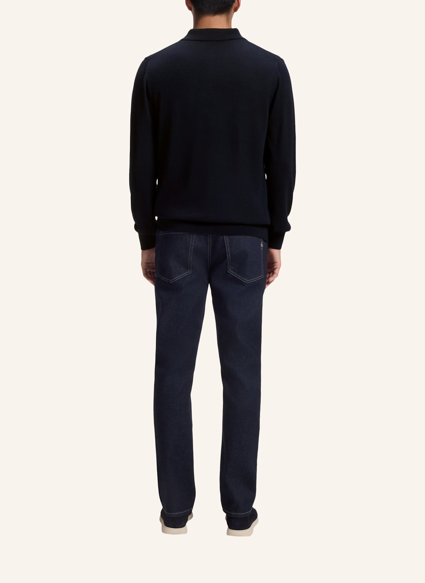 BOSS Sweater H-HINCOGNITO_IN Regular Fit: DUNKELBLAU