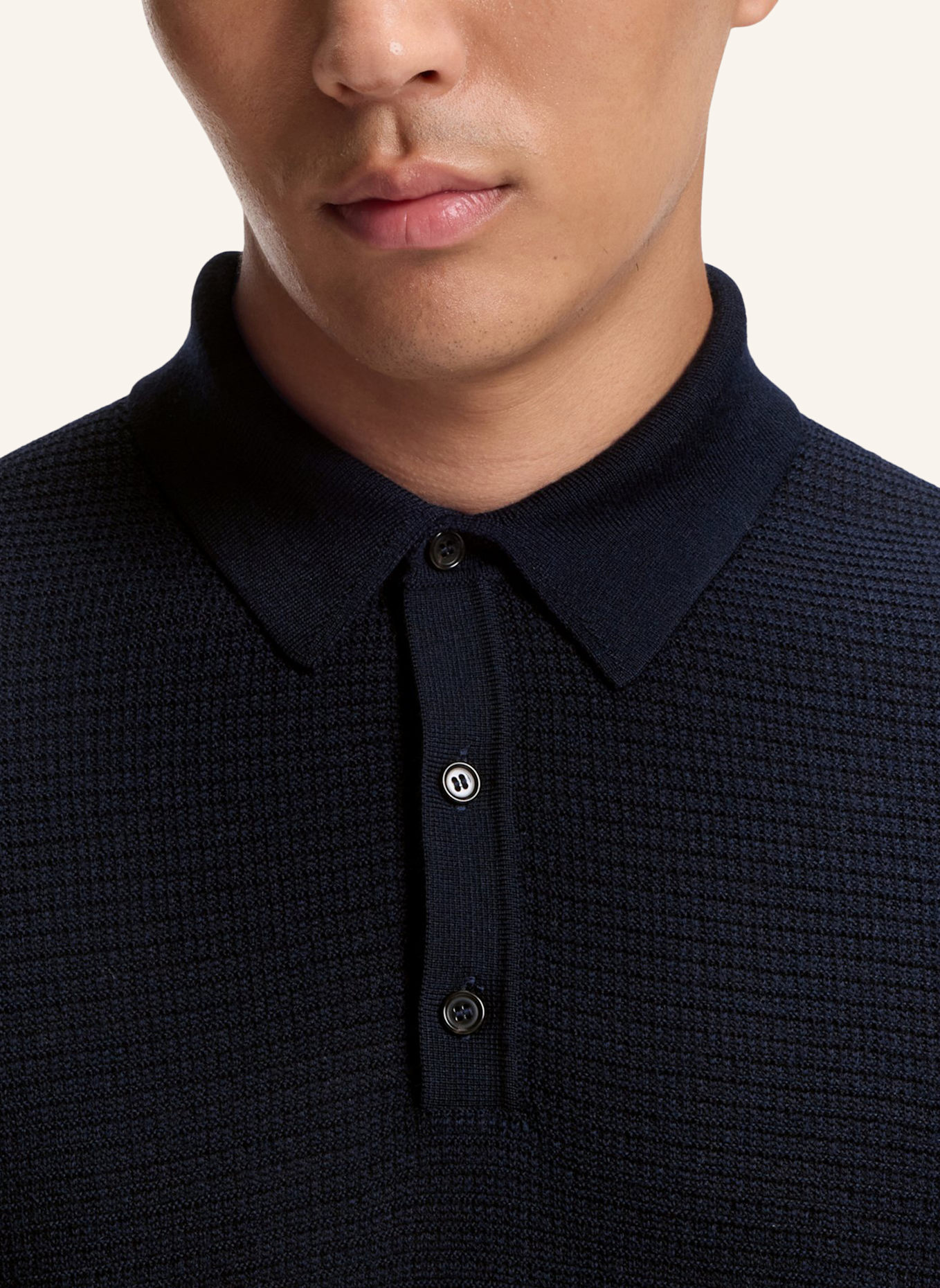 BOSS Sweater H-HINCOGNITO_IN Regular Fit: DUNKELBLAU