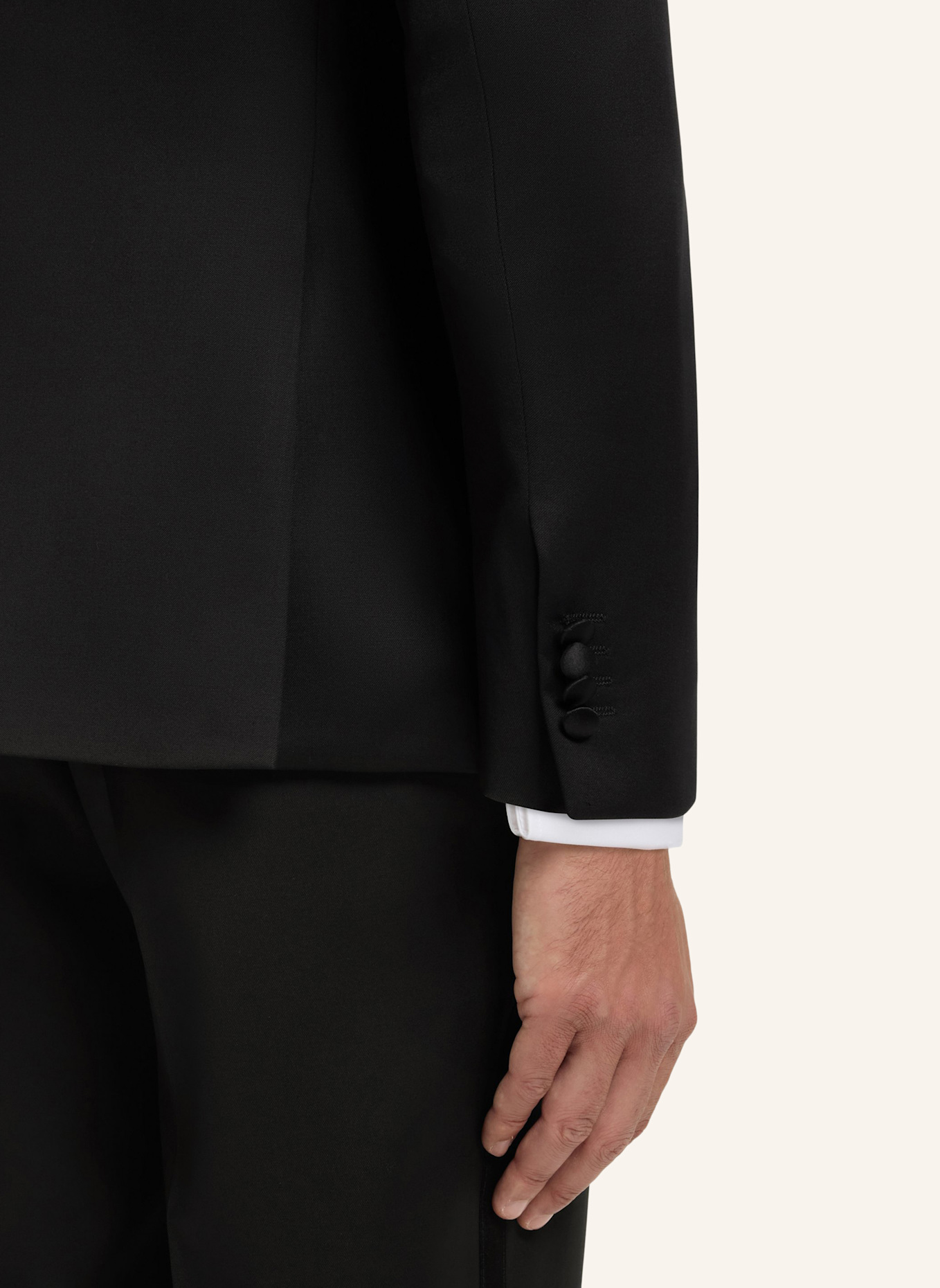 BOSS Sakko H-HUGE-TUX-P-B1 Slim Fit: SCHWARZ