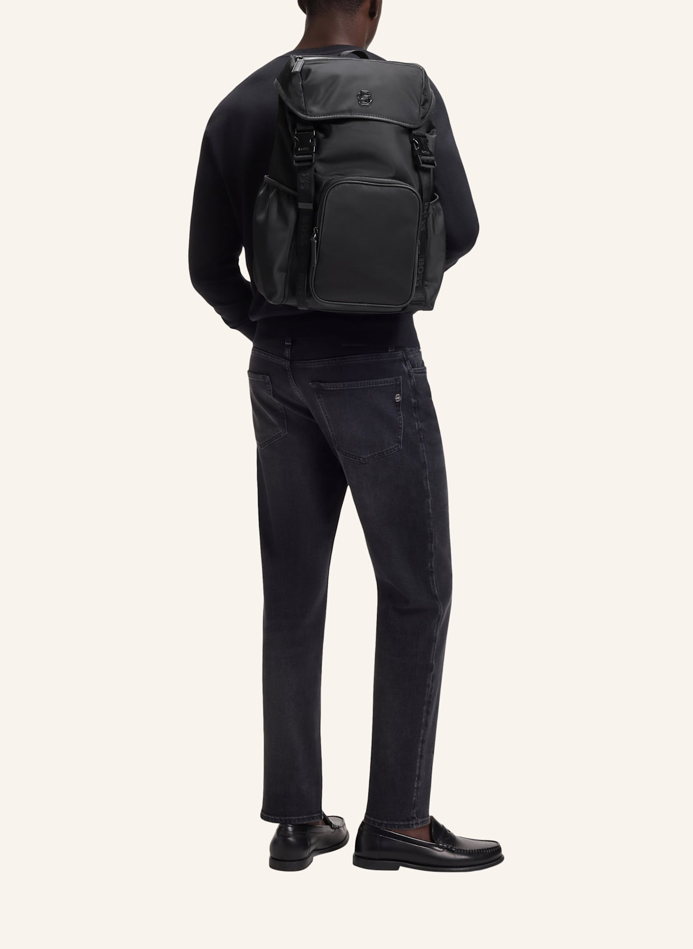 BOSS Rucksack B_ICON_BACKPACK: SCHWARZ