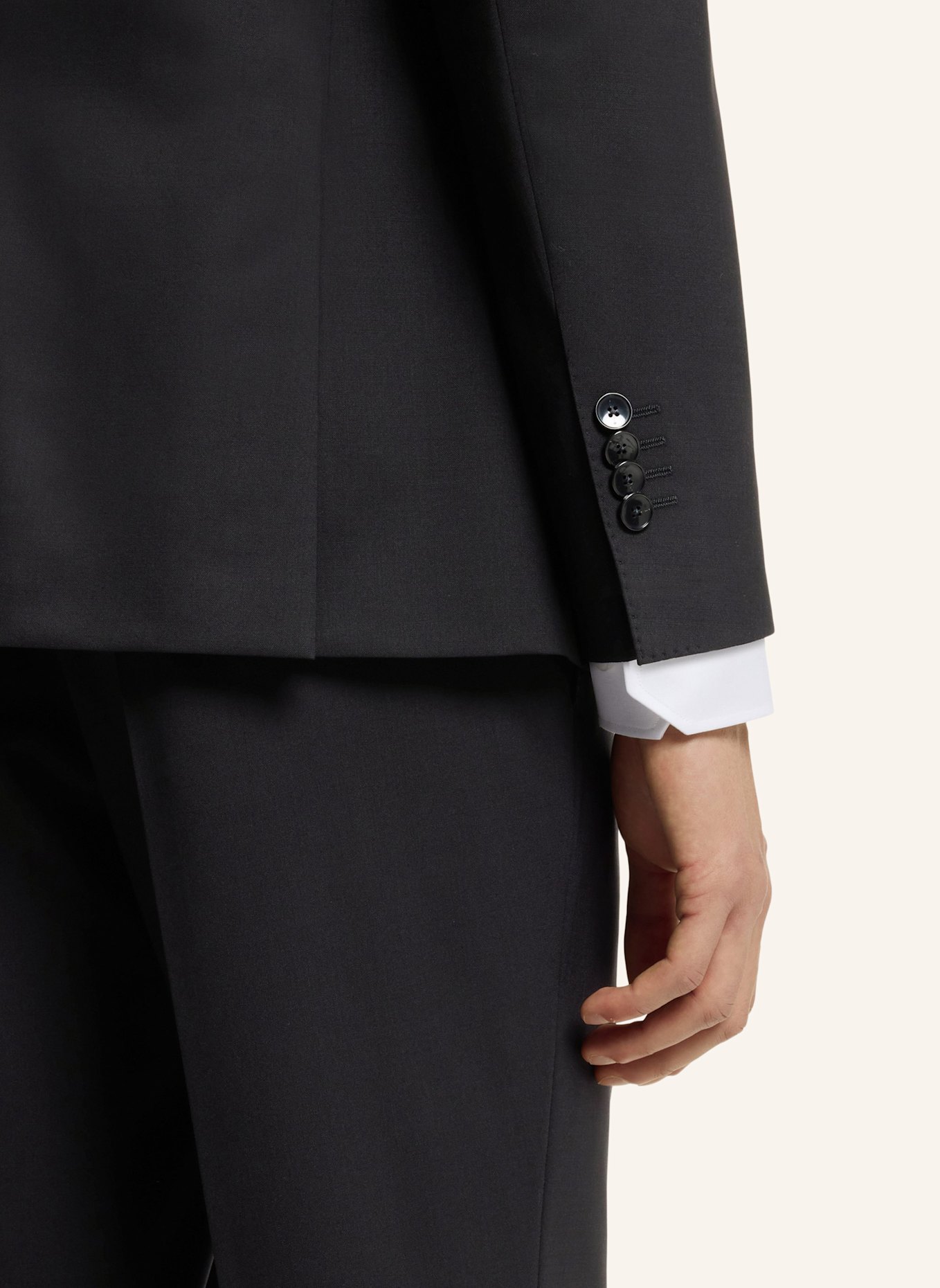BOSS Suit H-HUGE-2PCS-224 Slim Fit: SCHWARZ