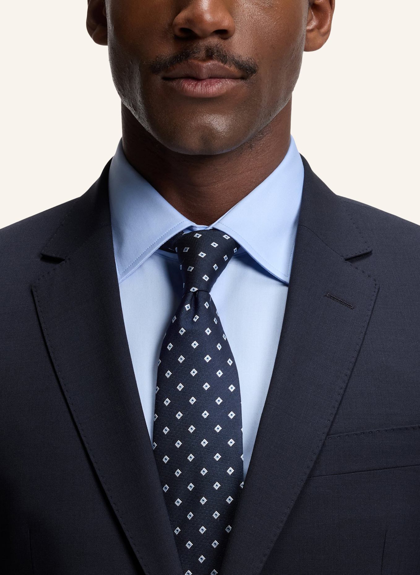BOSS Suit H-HUGE-2PCS-224 Slim Fit: BLAU
