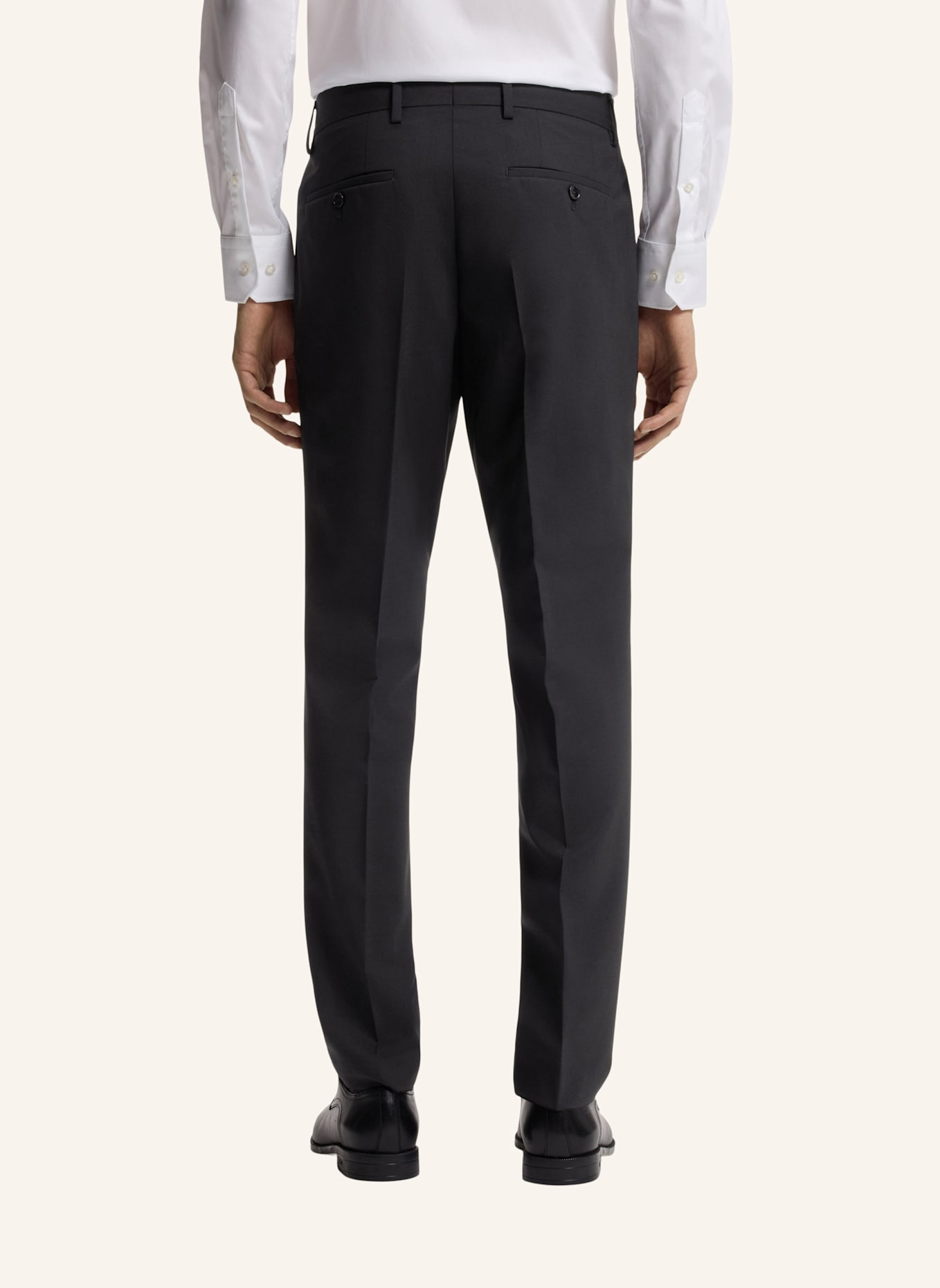 BOSS Suit H-HUGE-2PCS-224 Slim Fit: SCHWARZ