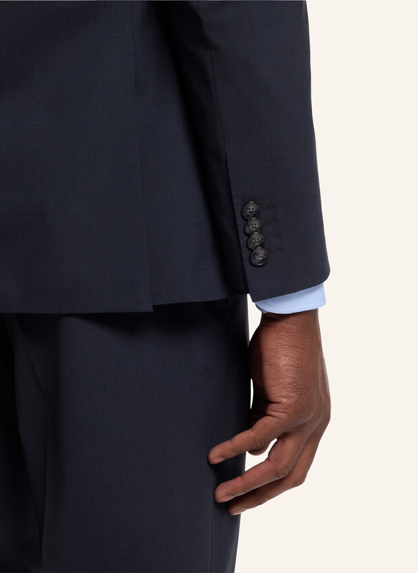 BOSS Suit H-HUGE-2PCS-224 Slim Fit: BLAU