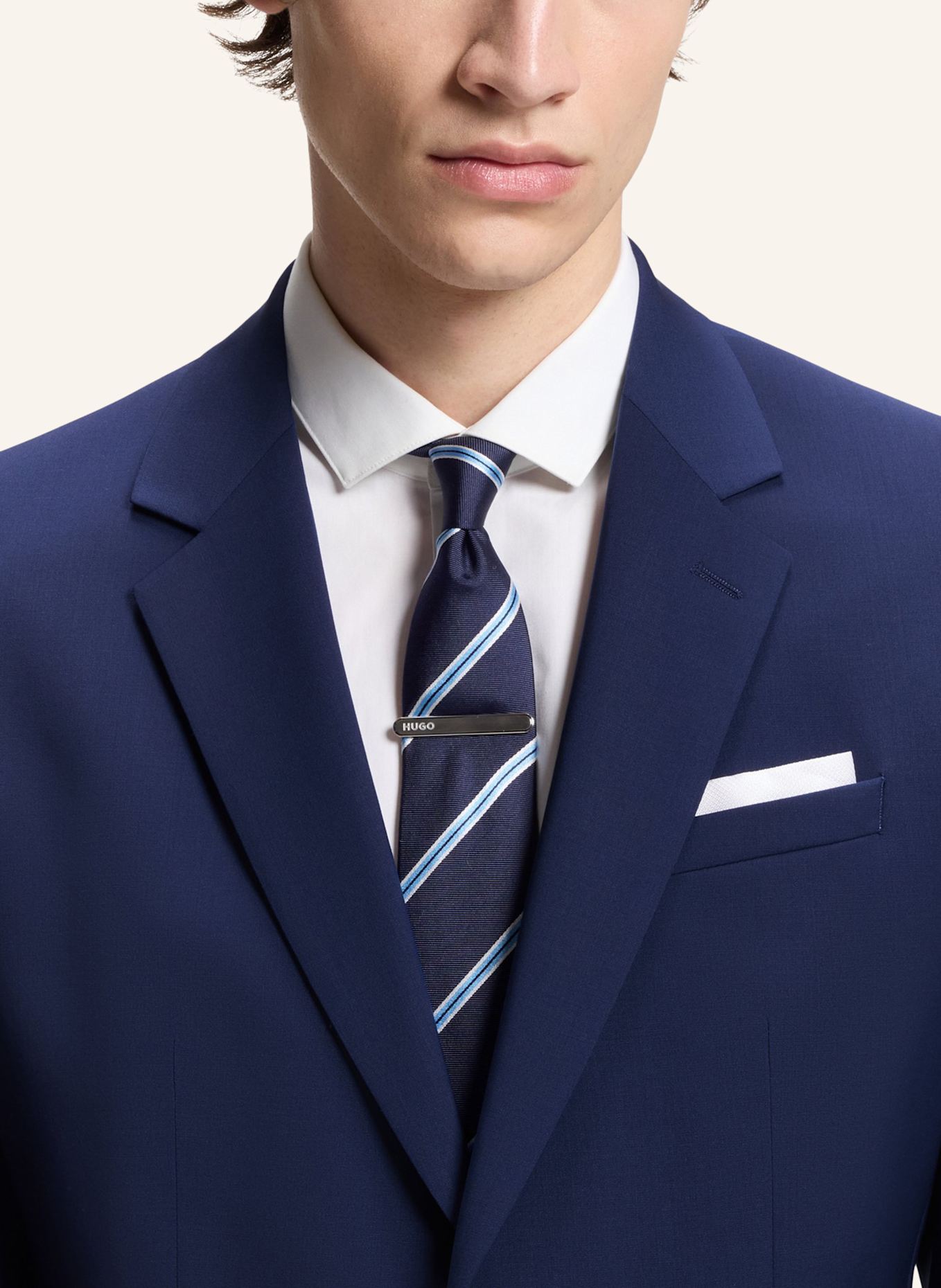 HUGO Suit HENRY-GETLIN253X-MH Slim Fit: BLAU