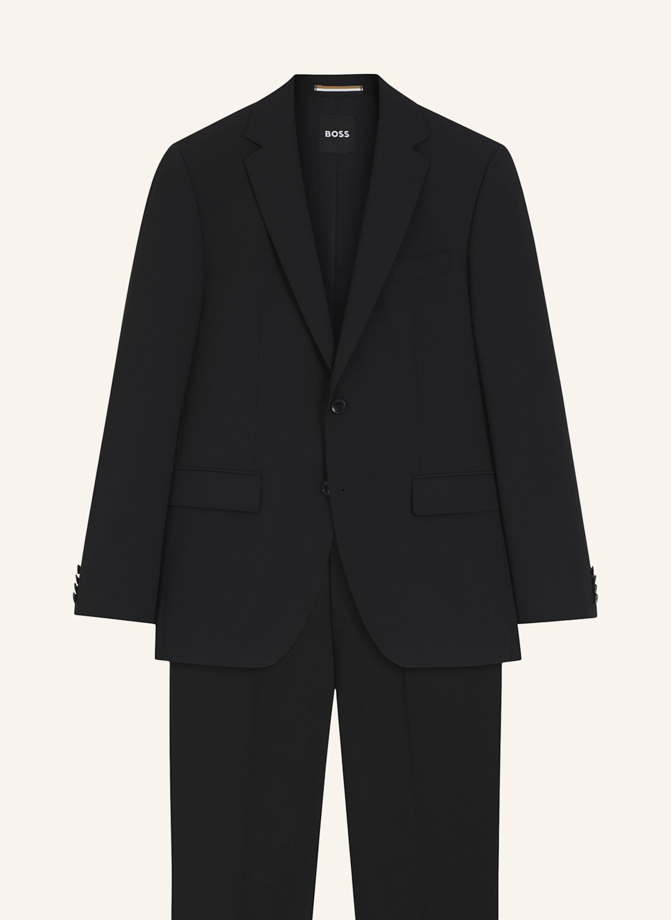 BOSS Anzug H-JECKSON-2PCS-224 Regular Fit: SCHWARZ