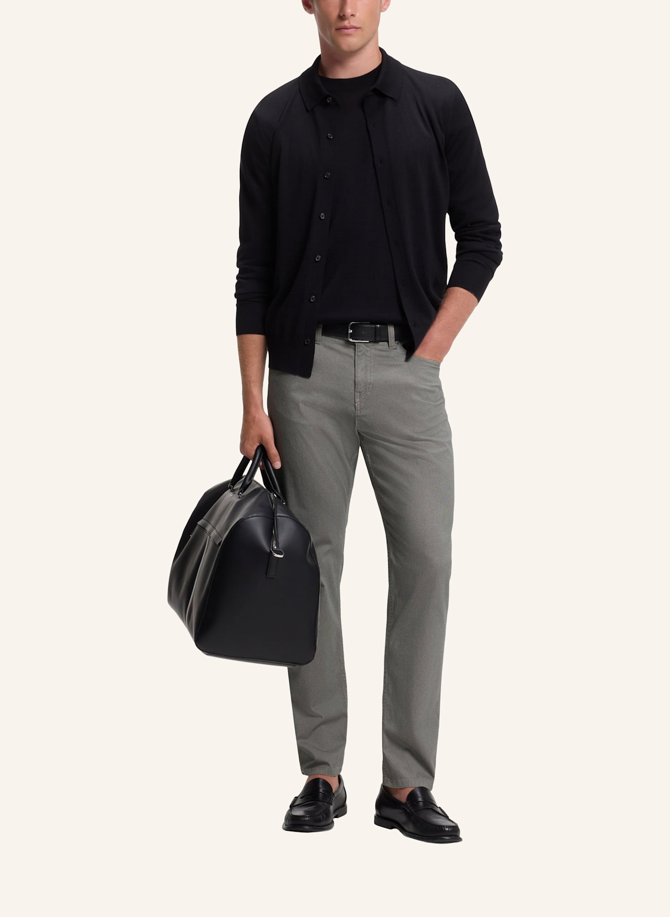 BOSS Casual Hose H-RE.MAINE5 Regular Fit: SCHWARZ