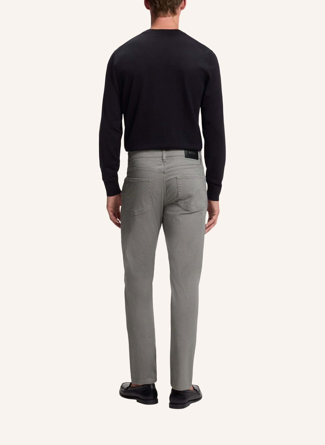 BOSS 5-Pocket Trousers H-RE.MAINE5 Regular Fit: SCHWARZ