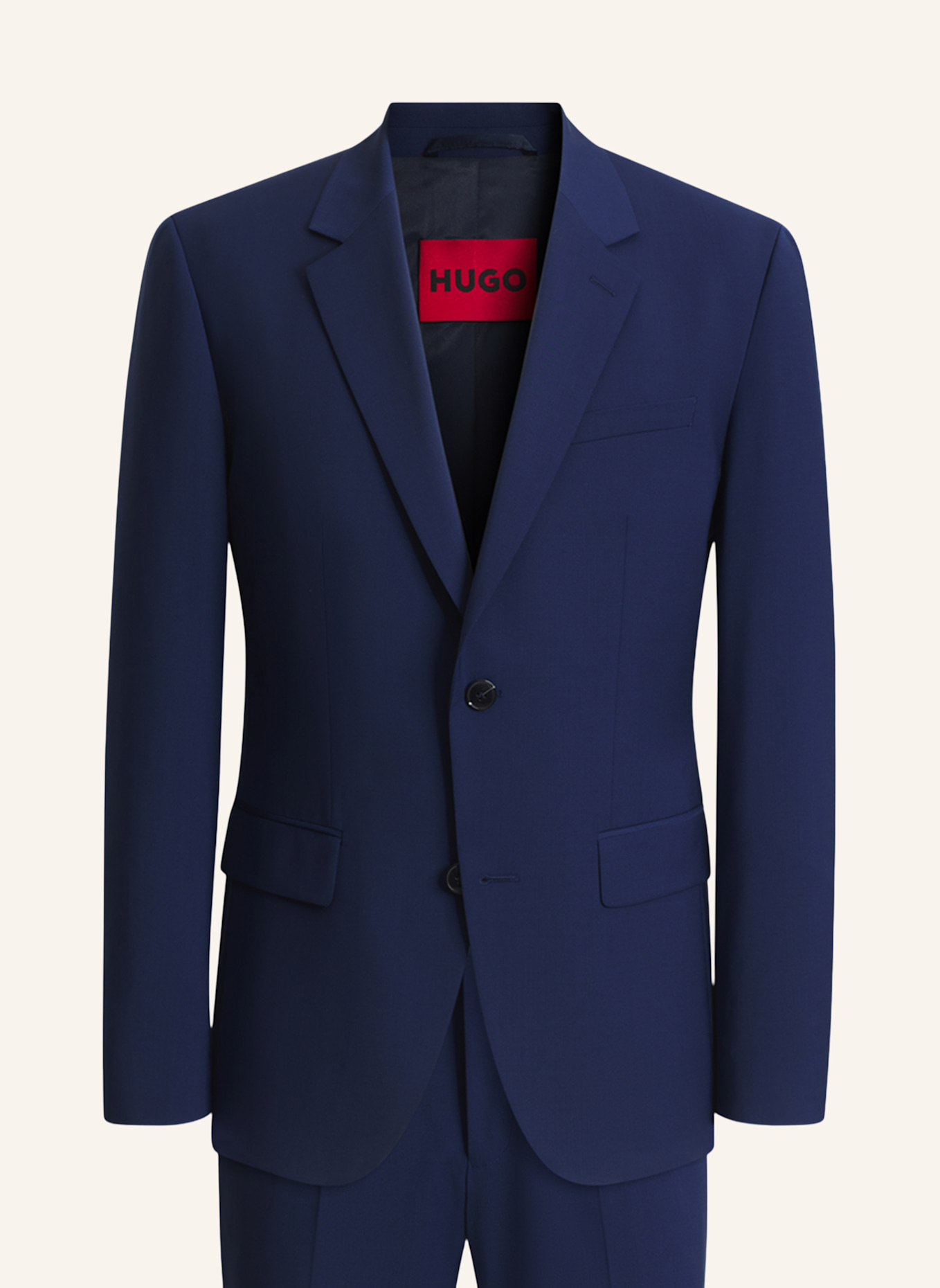 HUGO Anzug HENRY-GETLIN253X-MH Slim Fit: BLAU