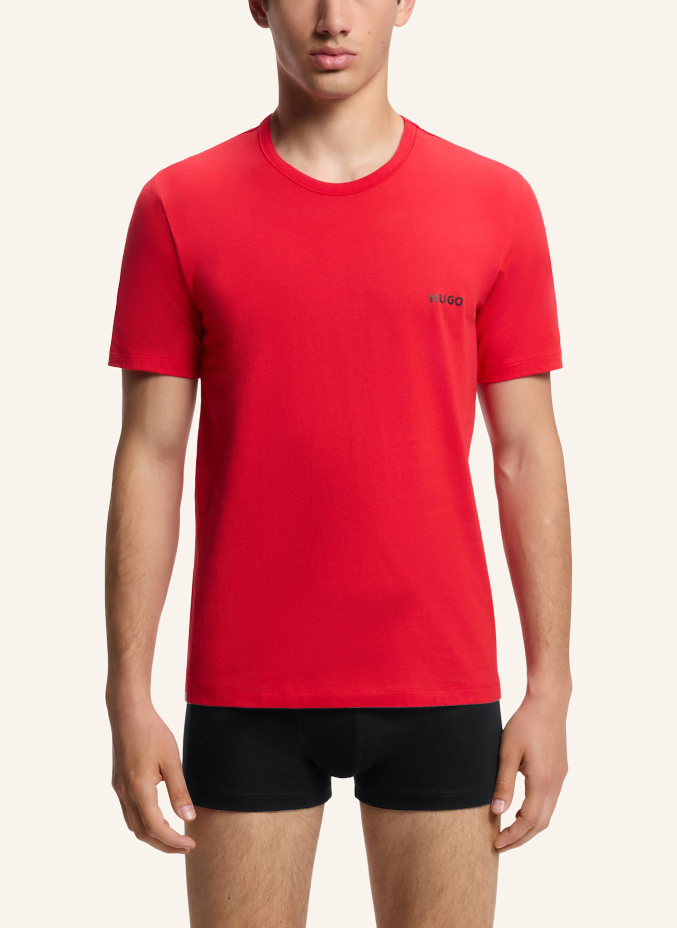 HUGO Unterw�Sche Top T-SHIRT RN TRIPLET P Regular Fit: WEISS