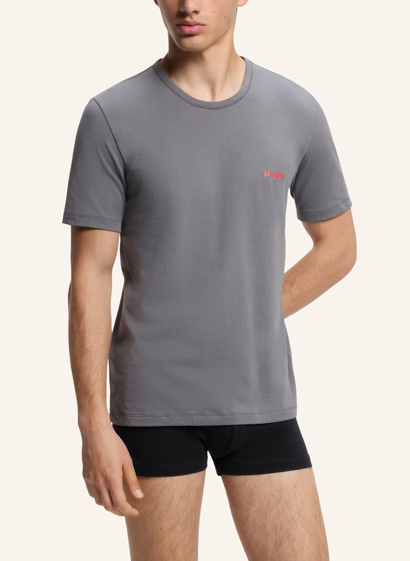 HUGO Unterw�Sche Top T-SHIRT RN TRIPLET P Regular Fit: WEISS