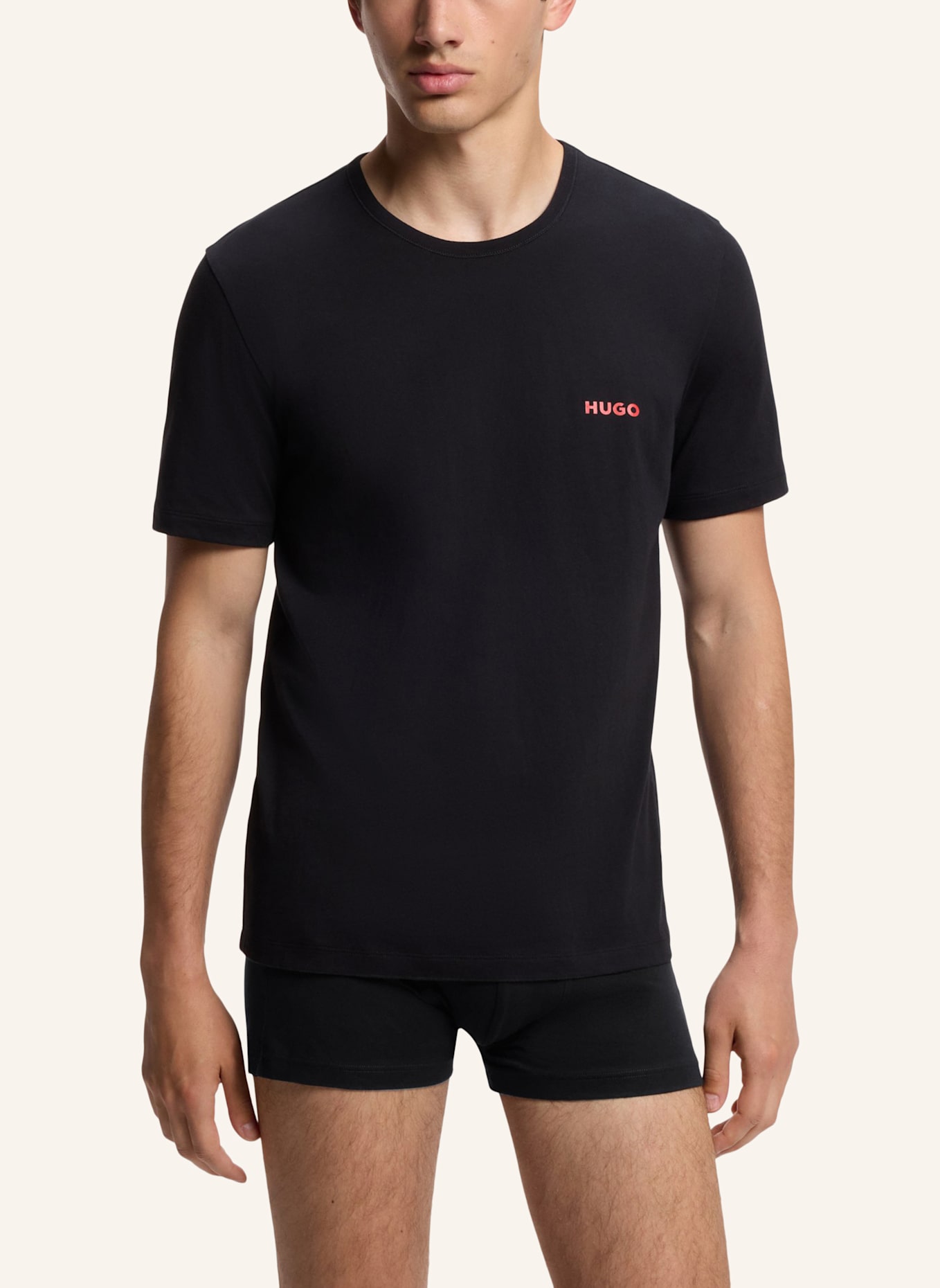 HUGO Unterw�Sche Top T-SHIRT RN TRIPLET P Regular Fit: WEISS