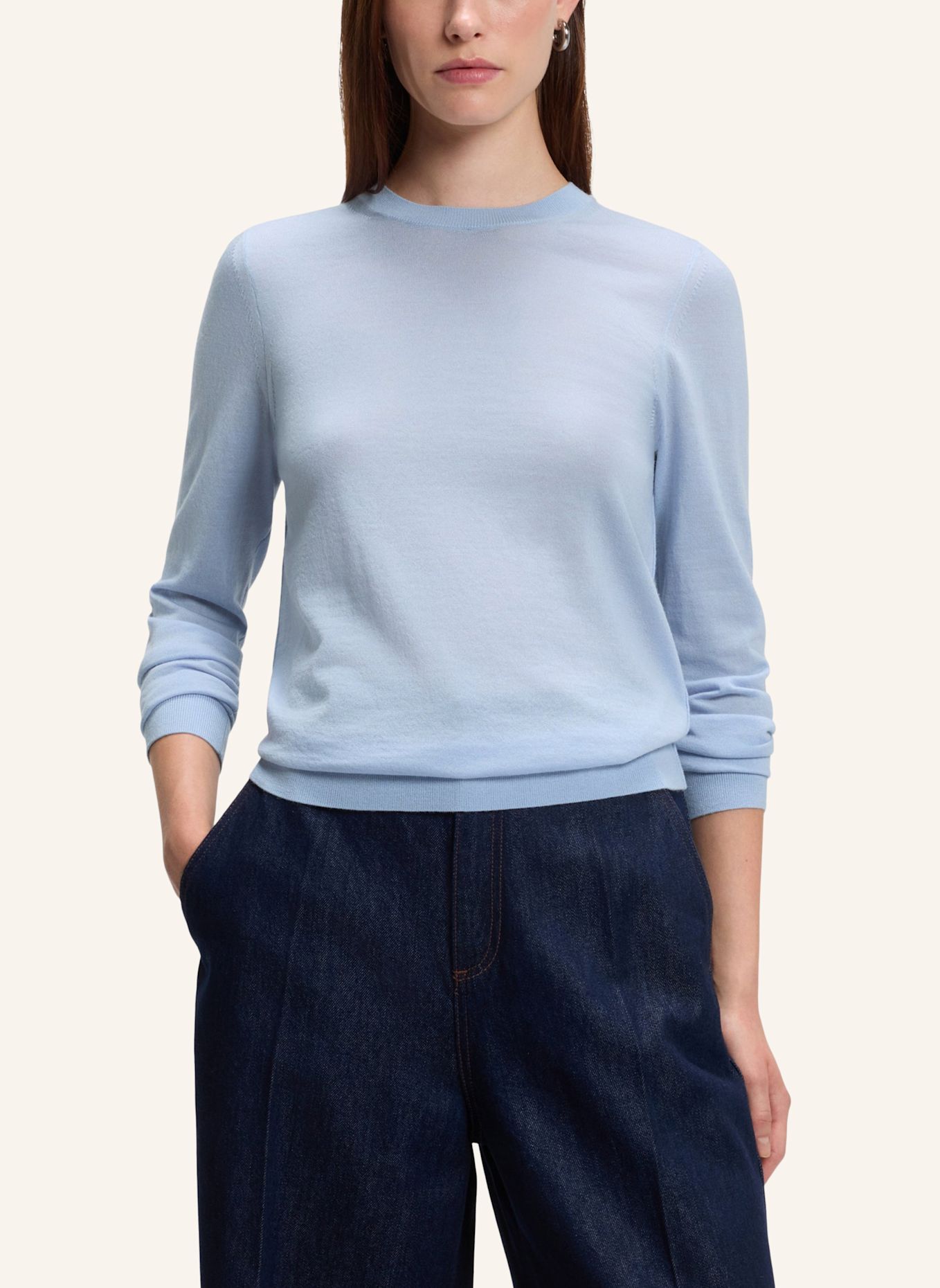 BOSS Sweater FERPINA Slim Fit: LILA