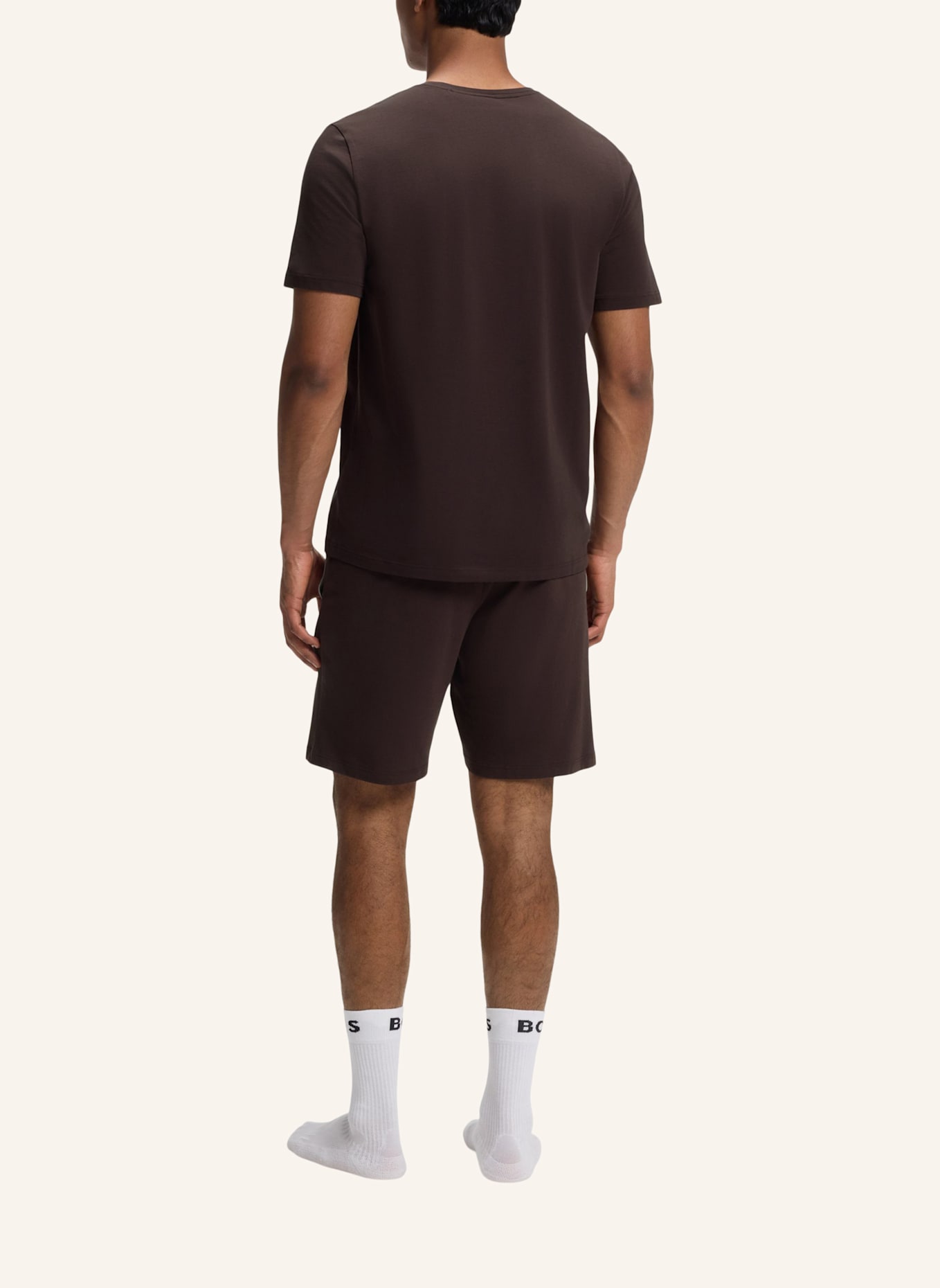 BOSS Loungewear Unterteil MIX&MATCH SHORT CW: DUNKELBRAUN