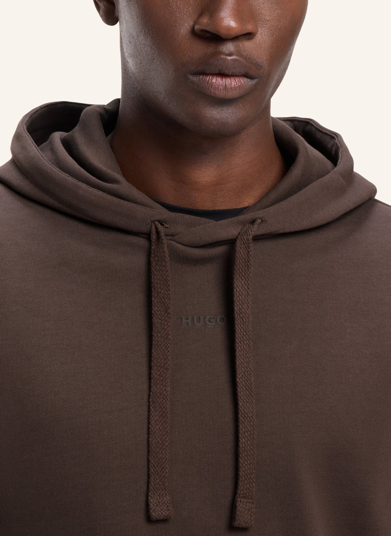 HUGO Sweatshirt TRACKSUIT_DAPODAYOTE Relaxed Fit: BRAUN