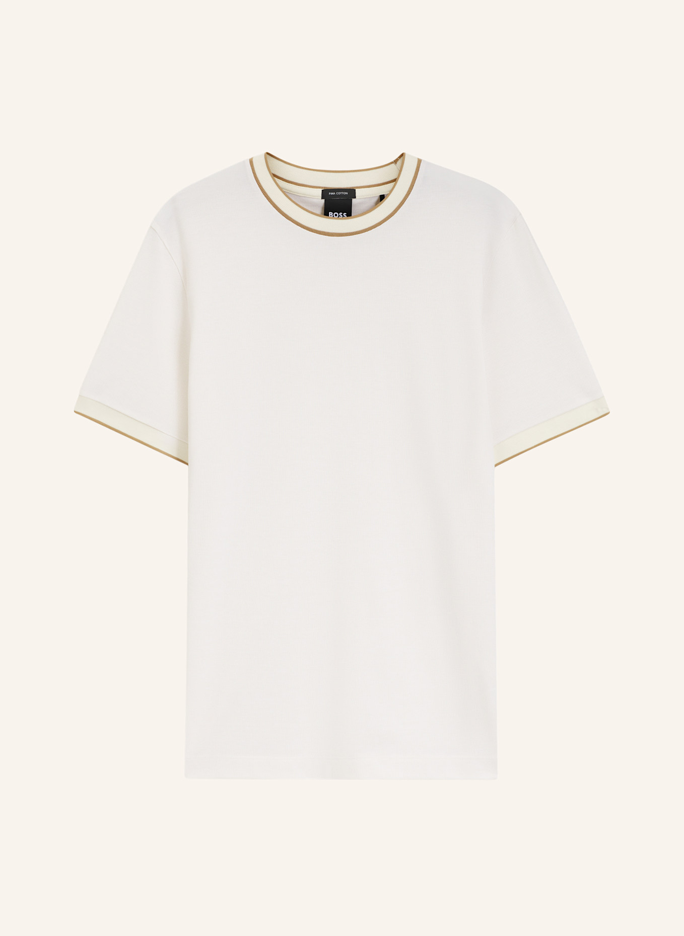 BOSS T-Shirt H-THOMPSON 81 Regular Fit: WEISS