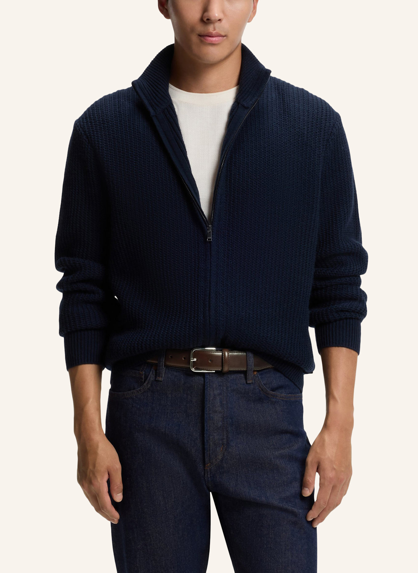 BOSS G�Rtel MADISON-B1_VLST_SZ35: DUNKELBRAUN