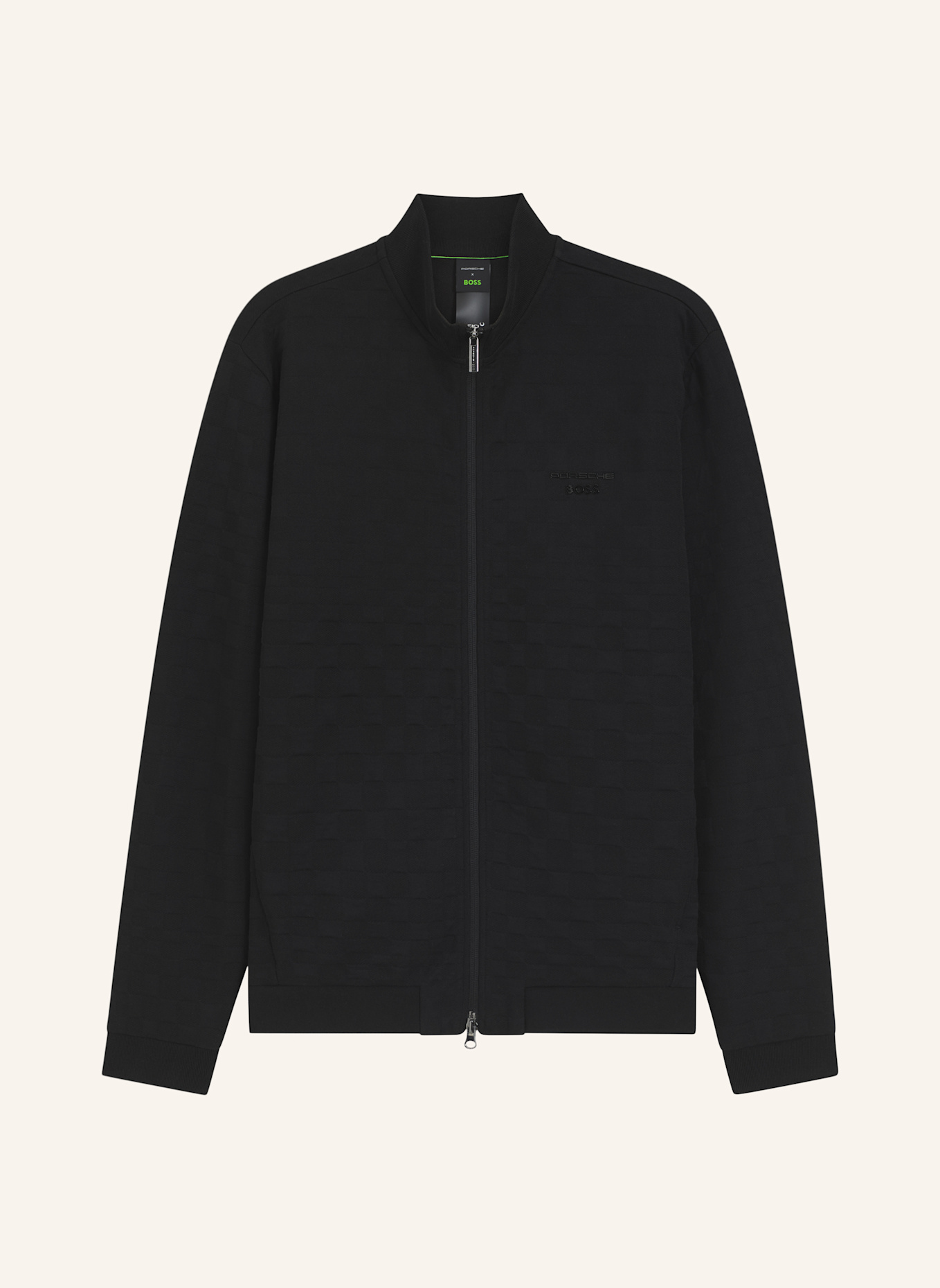 BOSS Sweatshirt SW_PS ICONS70 JACQFZ Regular Fit: SCHWARZ