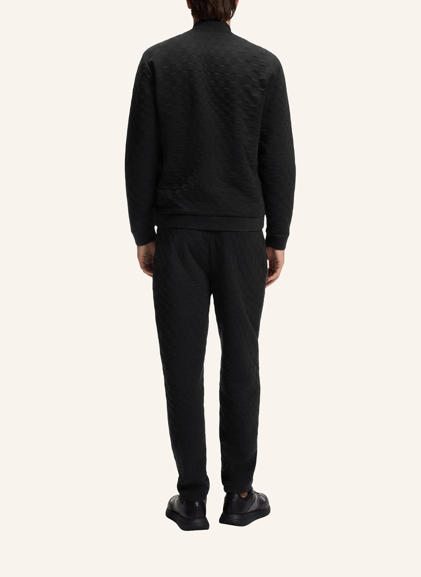 BOSS Sweatshirt SW_PS ICONS70 JACQFZ Regular Fit: SCHWARZ