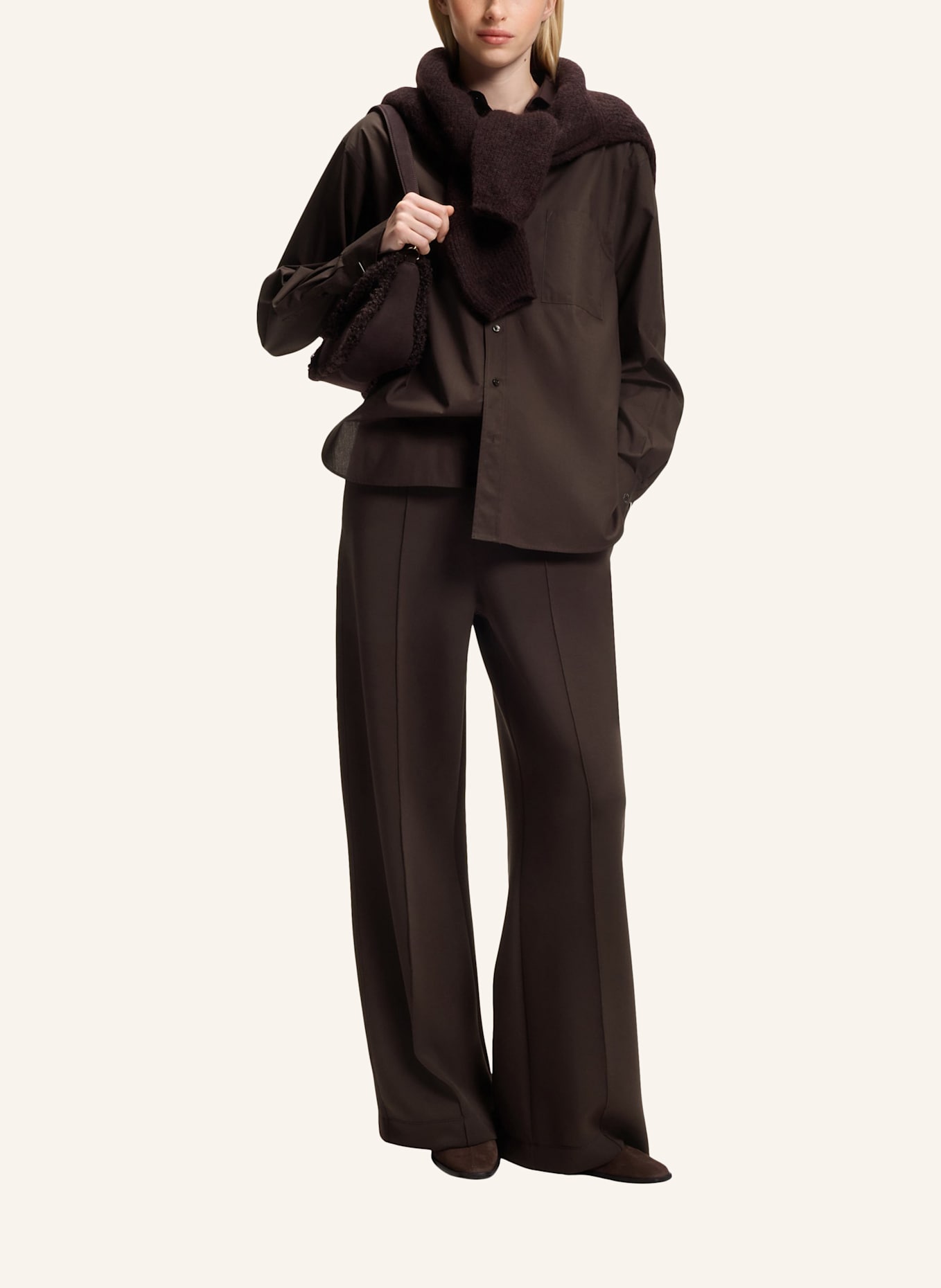 BOSS Casual Trousers EGAPA Relaxed Fit: BRAUN
