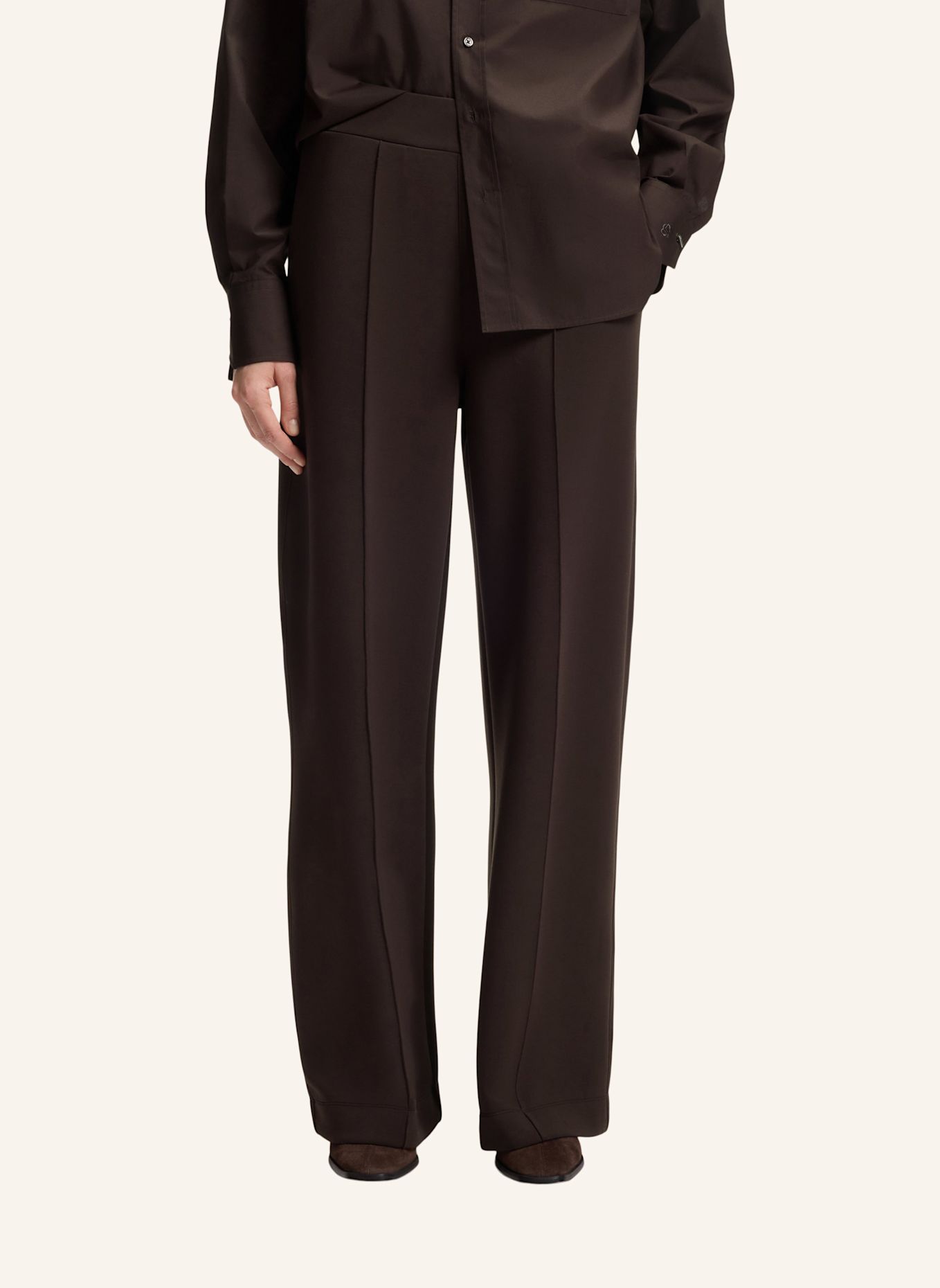 BOSS Casual Trousers EGAPA Relaxed Fit: BRAUN