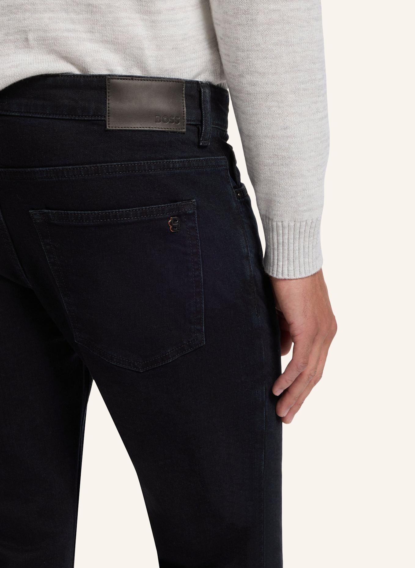 BOSS Jeans DELAWARE BO Slim Fit: DUNKELBLAU