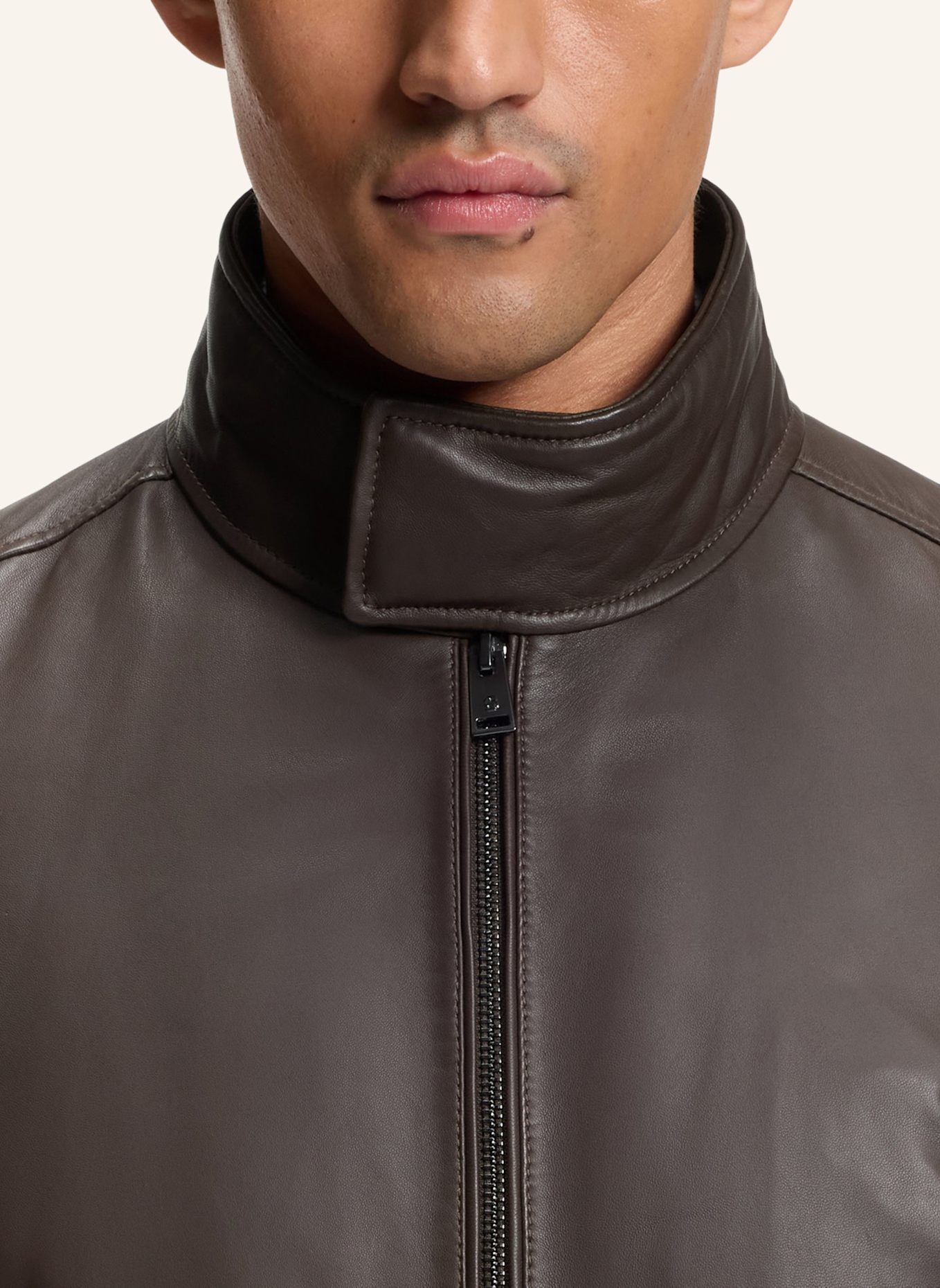 BOSS Leather C-MARAC: DUNKELBRAUN