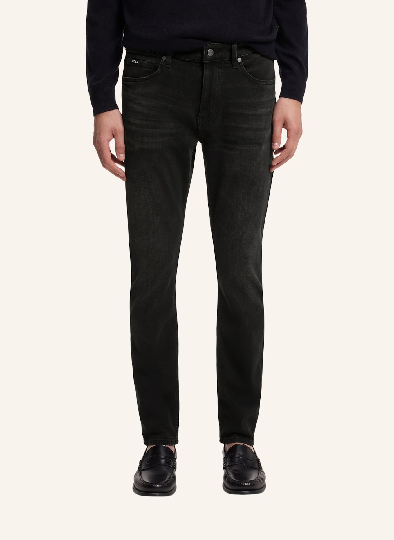 BOSS Jeans H-DELAWARE Slim Fit: DUNKELGRAU