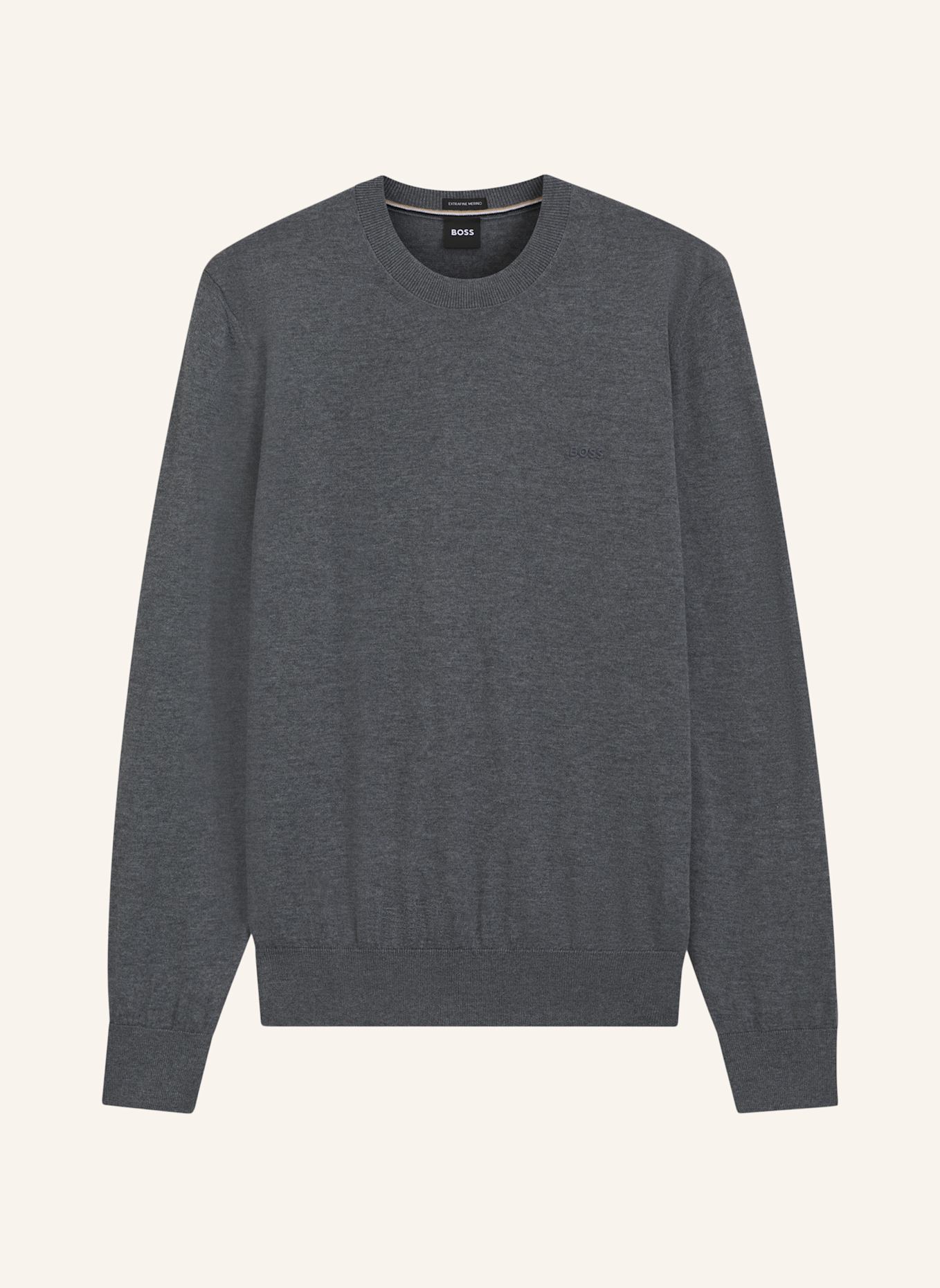 BOSS Pullover H-LENO-L Regular Fit: GRAU