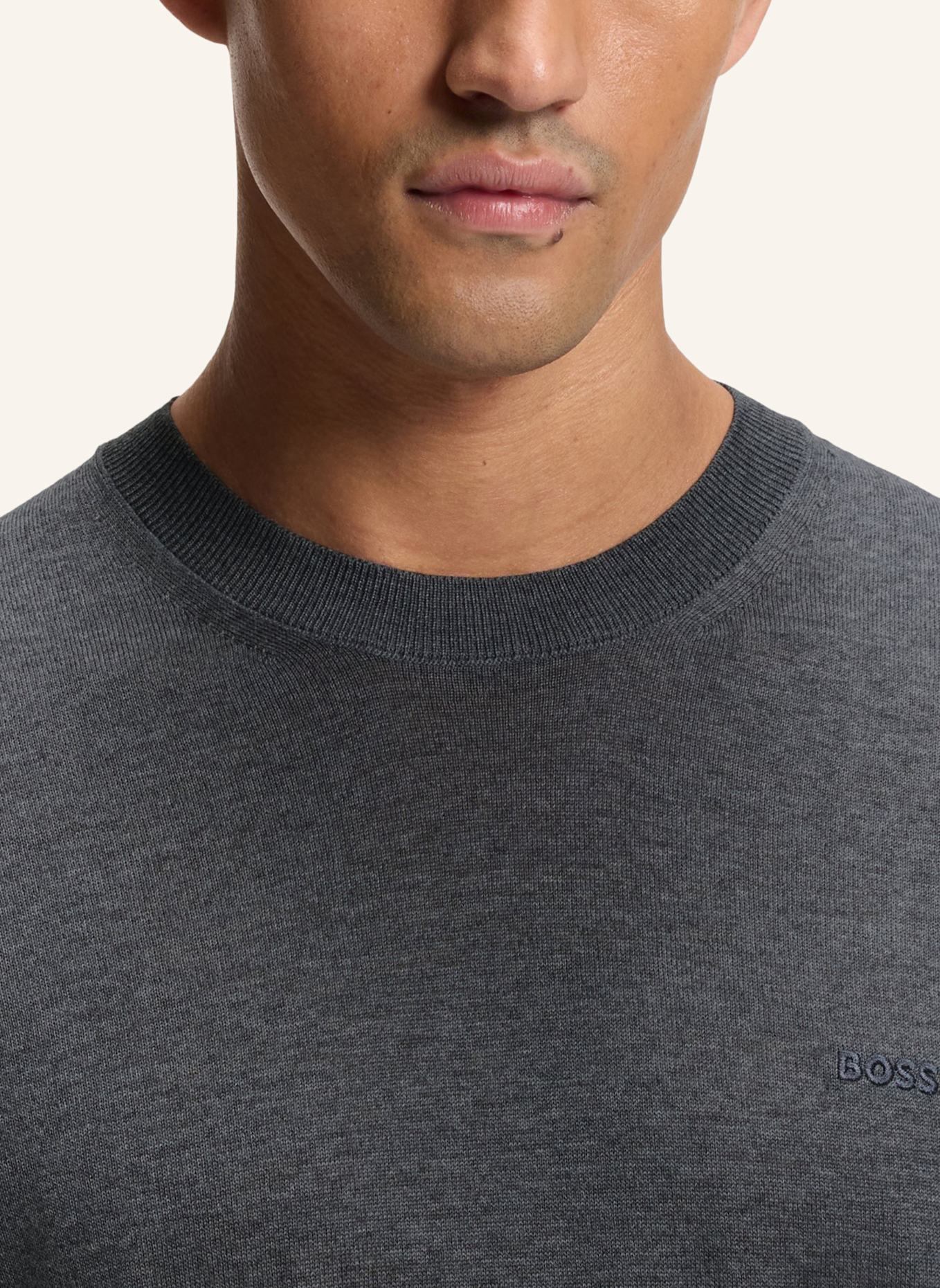 BOSS Pullover H-LENO-L Regular Fit: GRAU