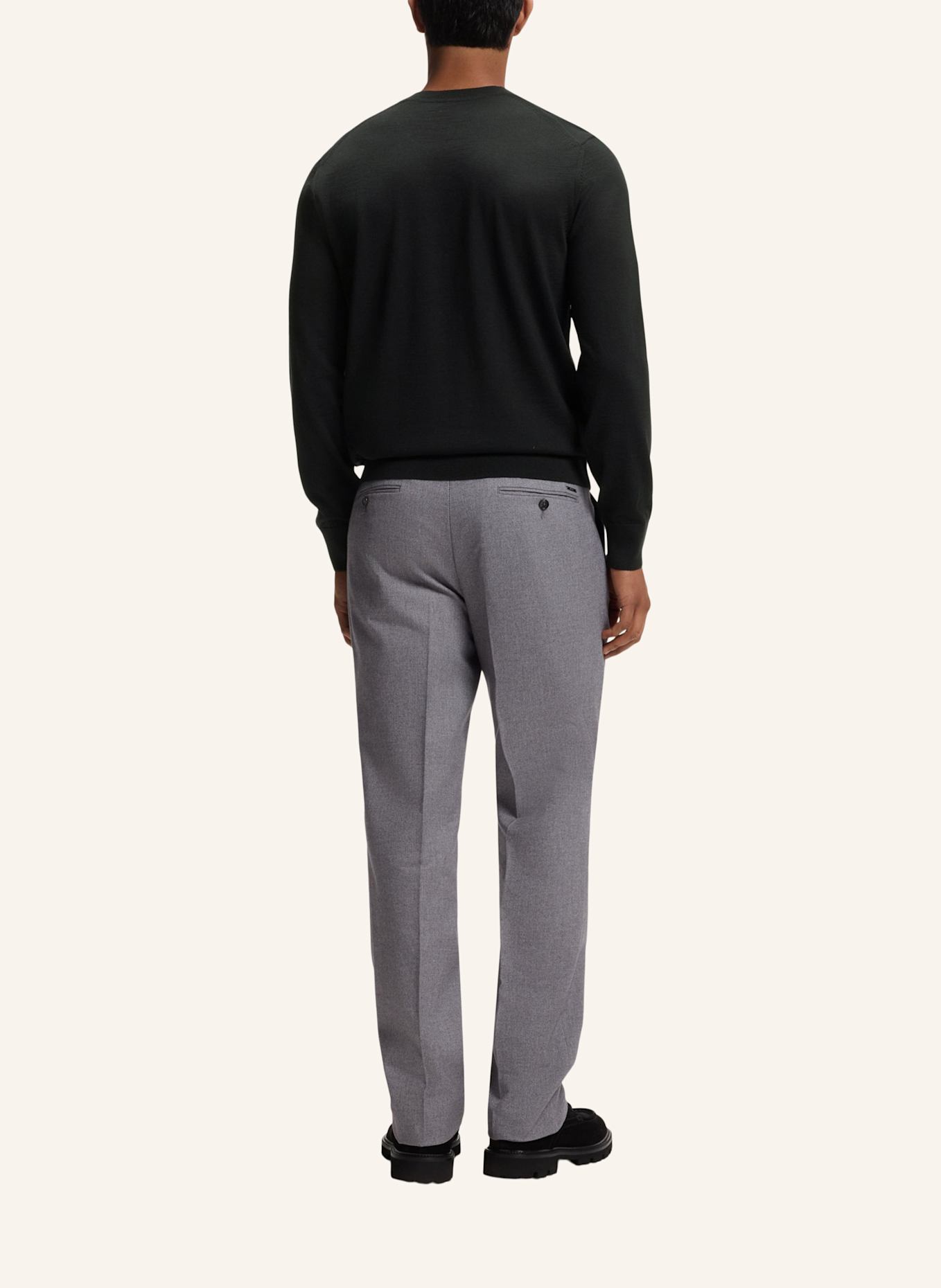 BOSS Sweater H-LENO-L Regular Fit: SCHWARZ
