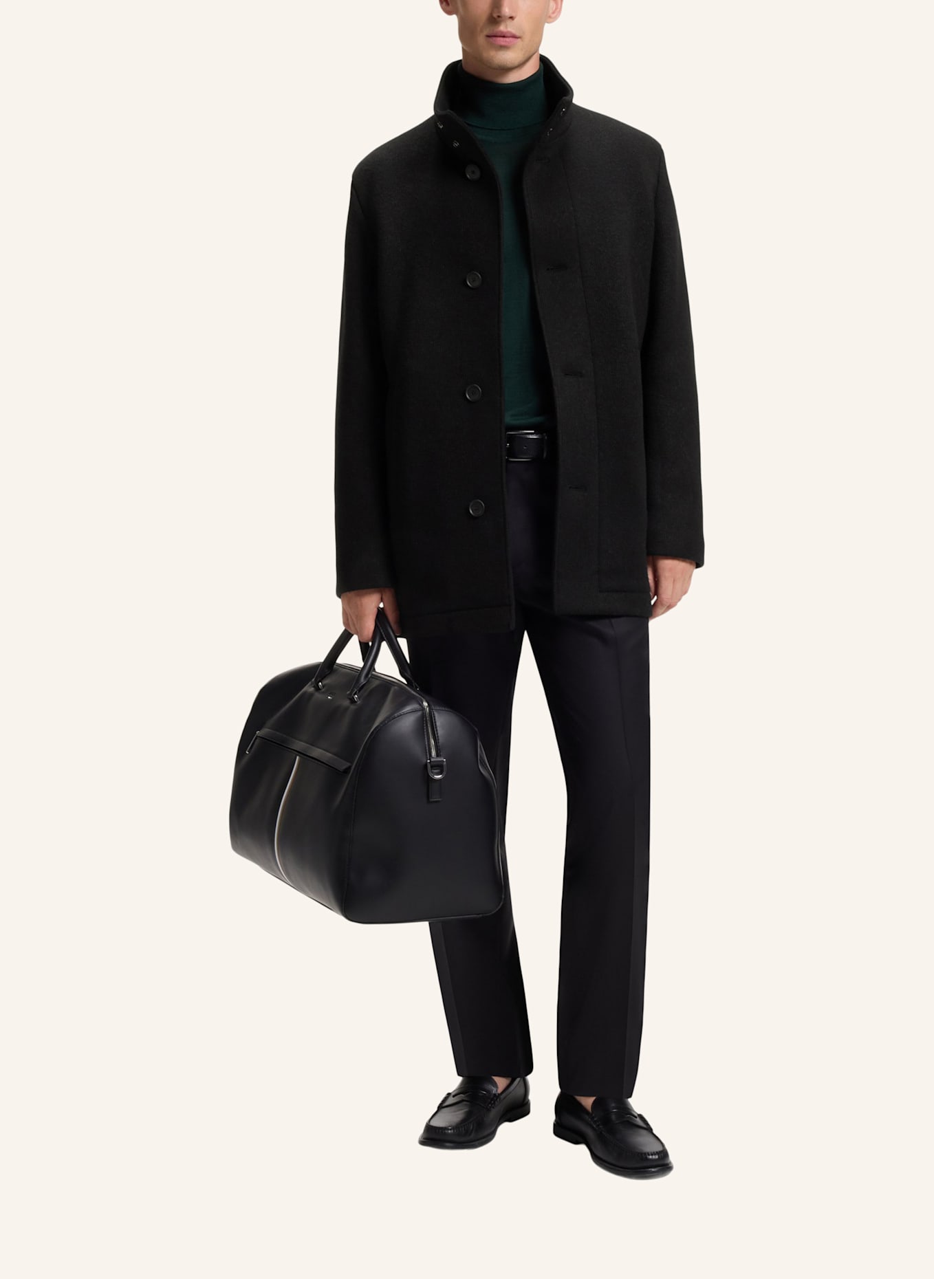 BOSS Coat C-COXTAN-J-264 Regular Fit: SCHWARZ