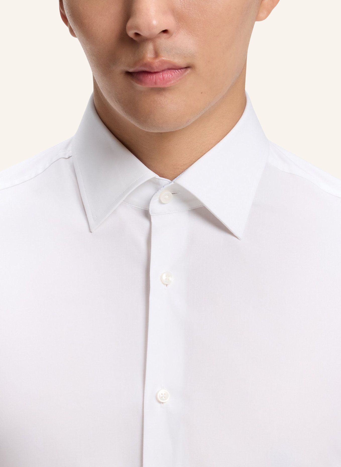 BOSS Hemd H-HANK-K-C3-261 Slim Fit: WEISS