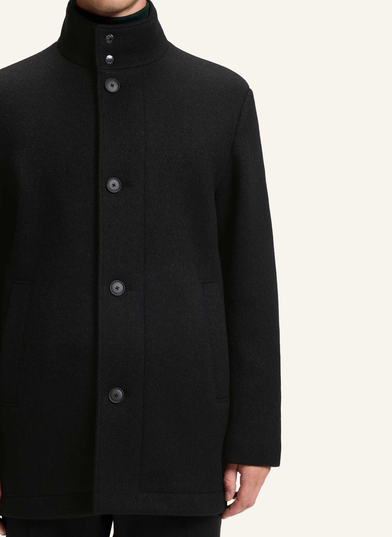 BOSS Coat C-COXTAN-J-264 Regular Fit: SCHWARZ