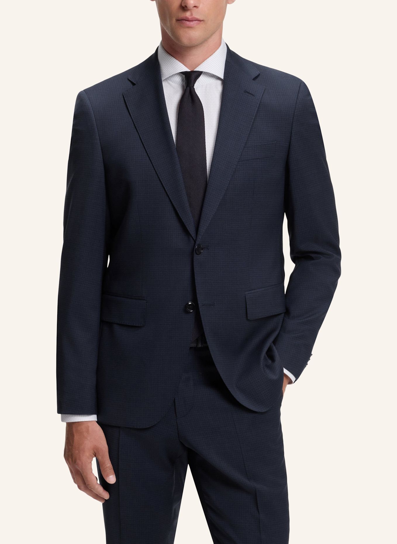 BOSS Anzug H-JECKSON-2PCS-263 Regular Fit: DUNKELBLAU