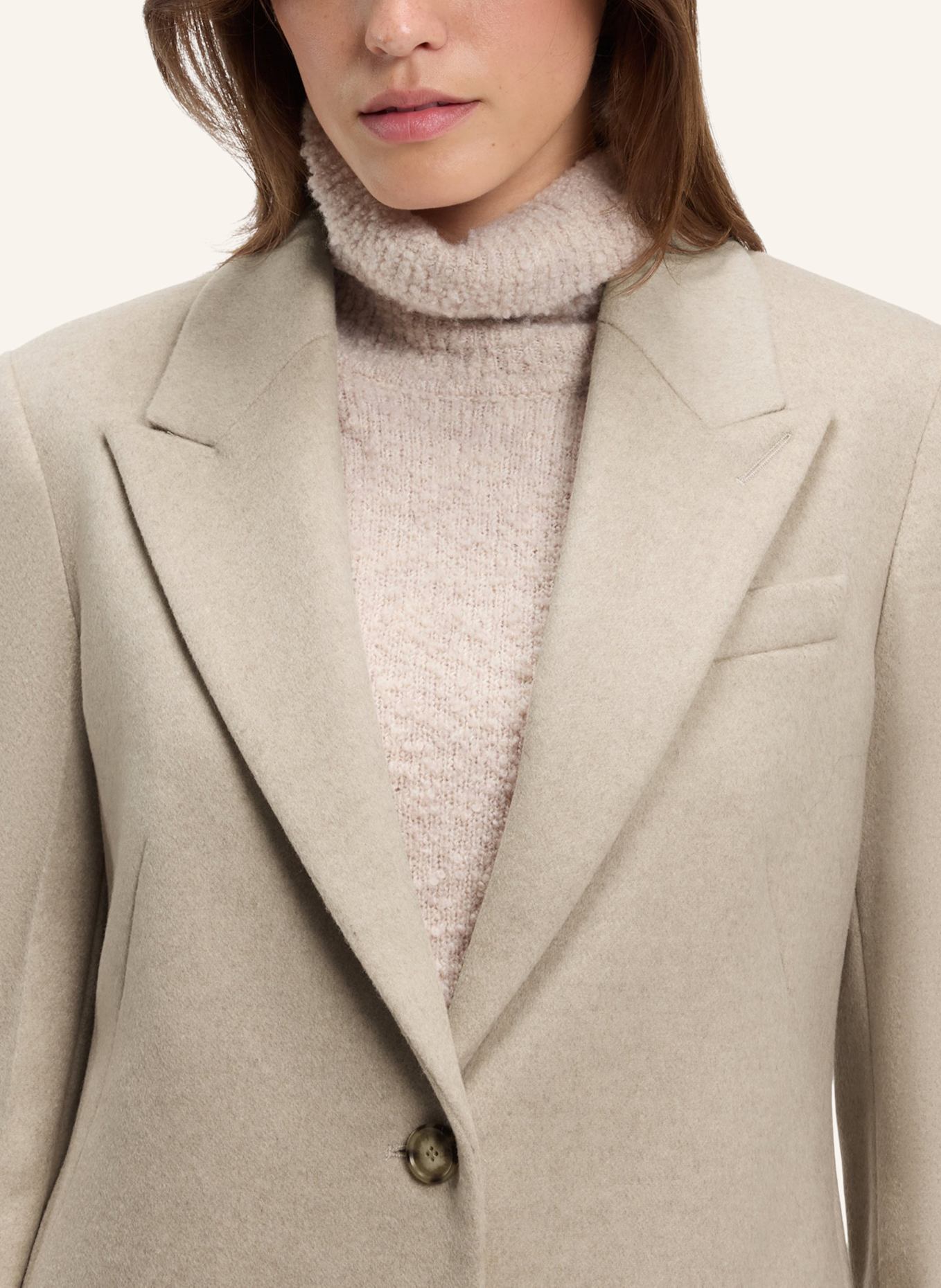 BOSS Coat CLASSIN1: BEIGE