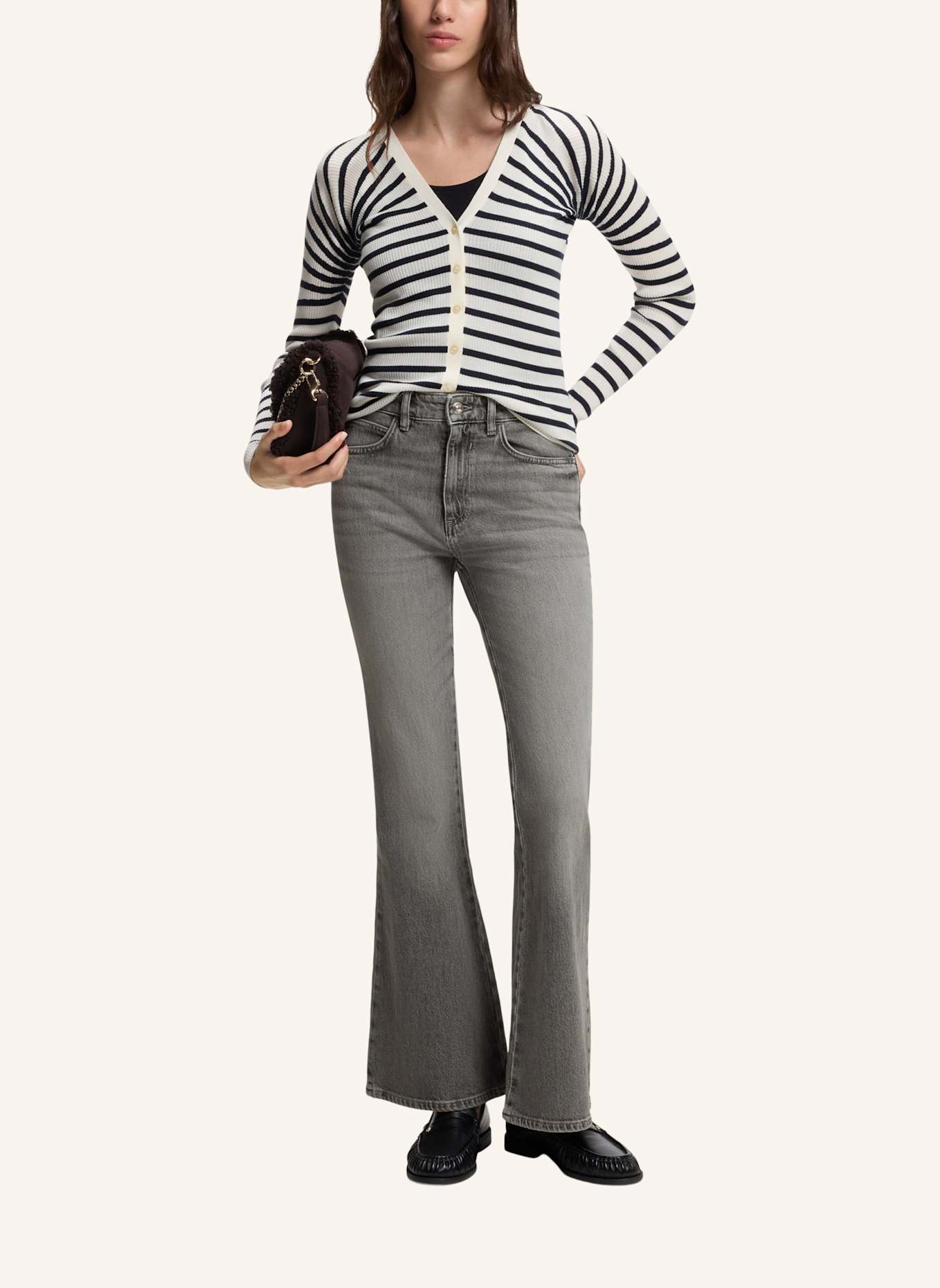 BOSS Jeans ROSALYA-FLARE 1.0: GRAU