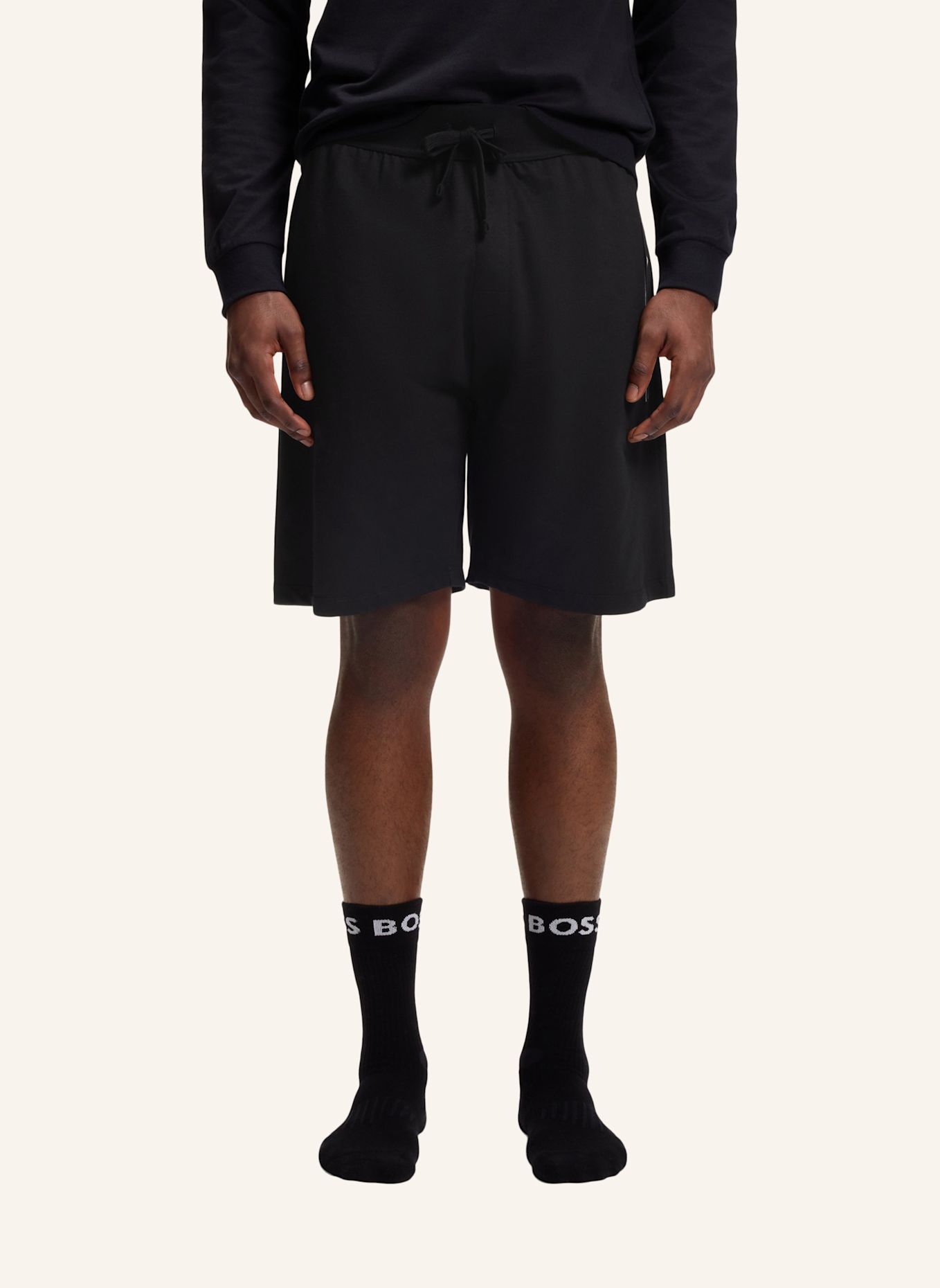BOSS Loungewear Unterteil AUTHENTIC SHORTS: SCHWARZ